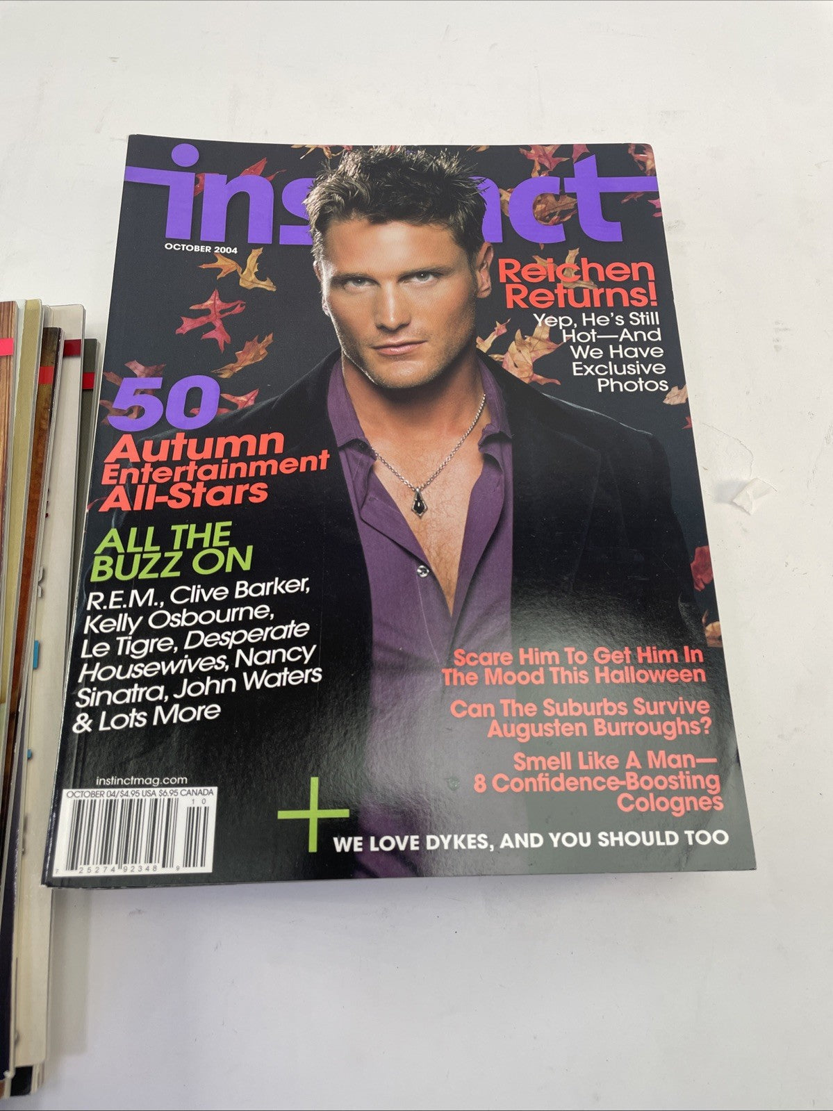 Lot of 20 Instinct magazine 2002 - 2005 Gay Fashion Lifestyle & Entertainment