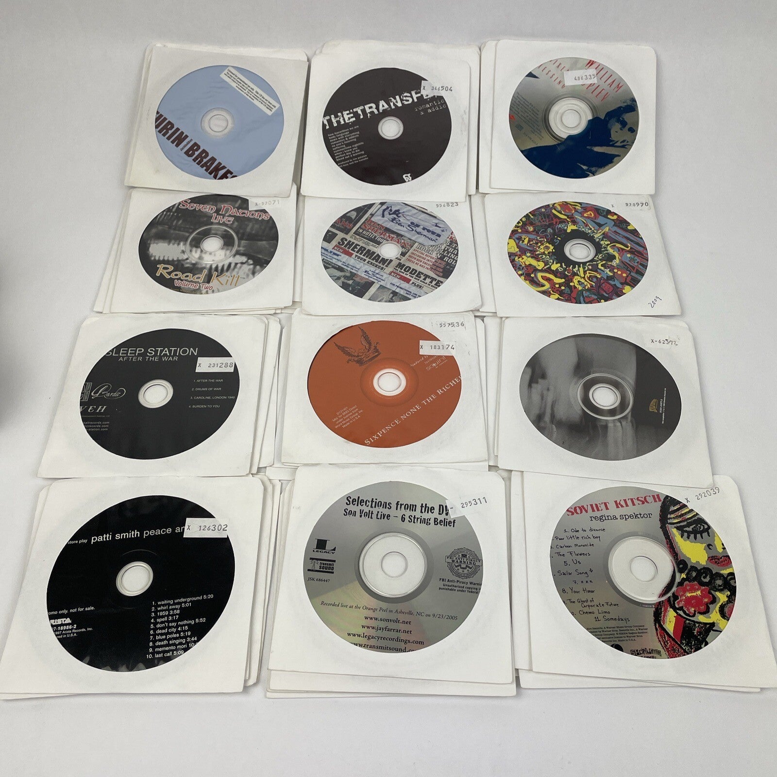 Huge Audiophile Digital Audio CD Lot - Assorted Bands Discs Only in Sleeves VGC