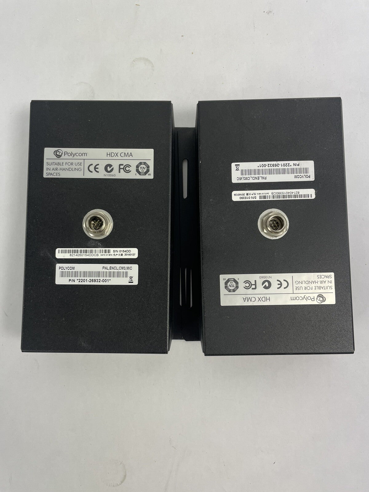 2 Pack Polycom HDX CMA Microphone Array for Ceiling 2201-26932-001 (Unit Only)