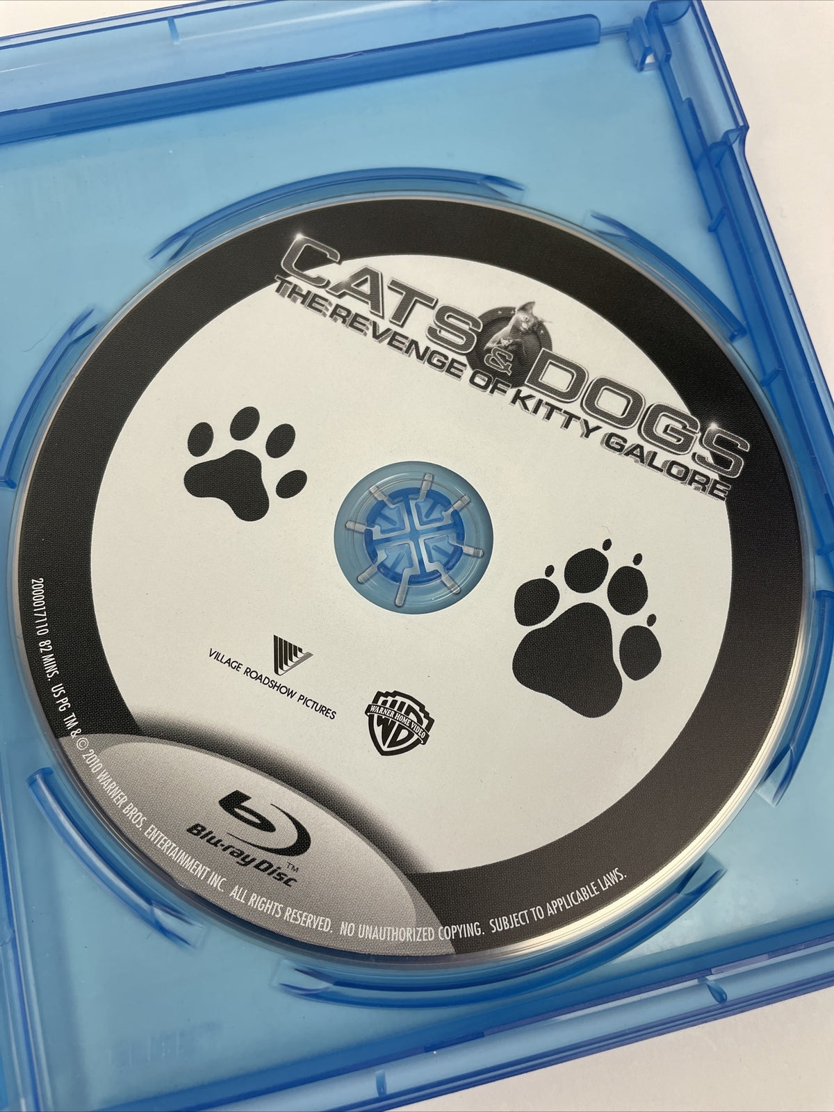 Cats & Dogs : The Revenge of Kitty Galore (Blu-ray DVD Combo, 2010) Mint Discs