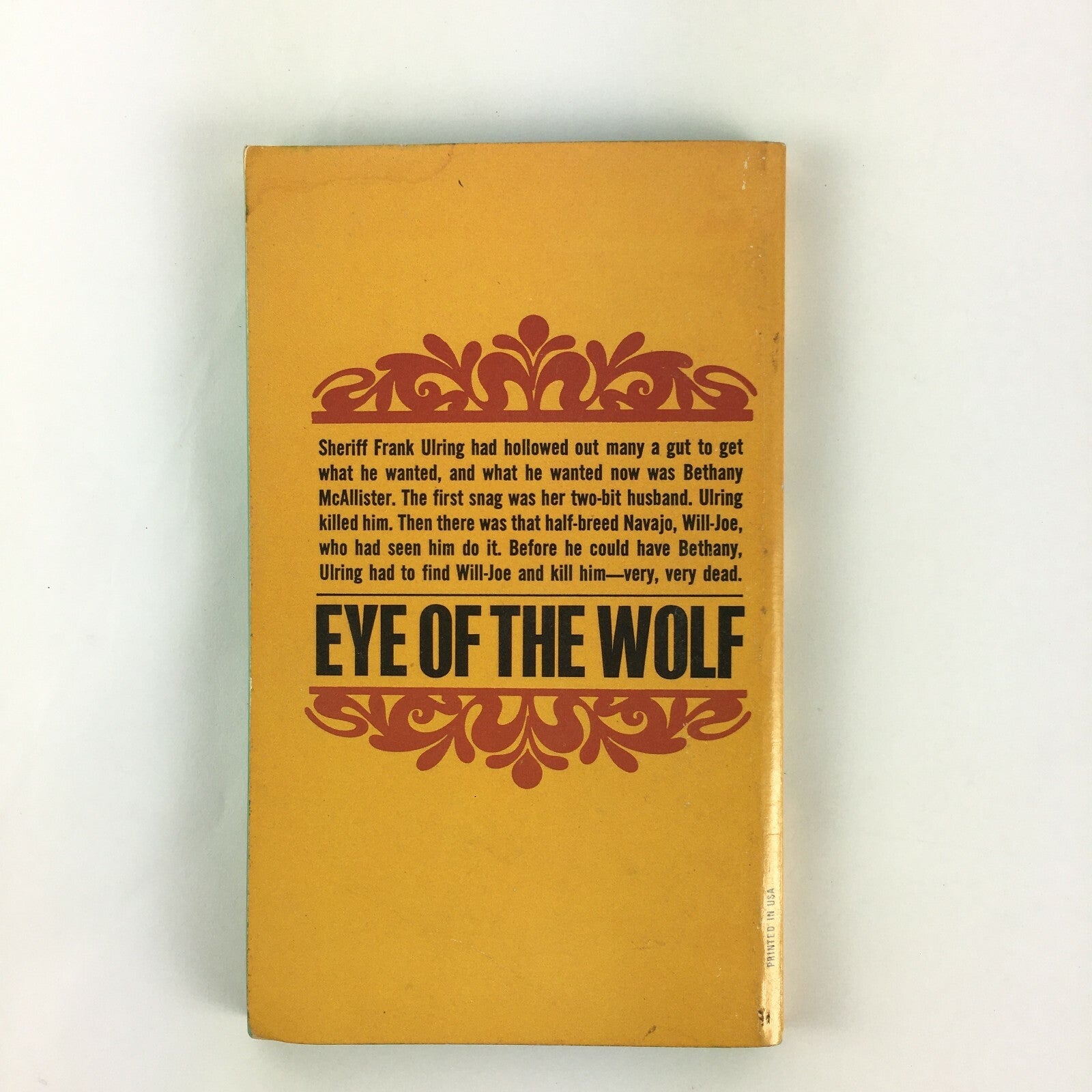 Eye of the Wolf by Theodore V.Olsen author of Soldier Blue