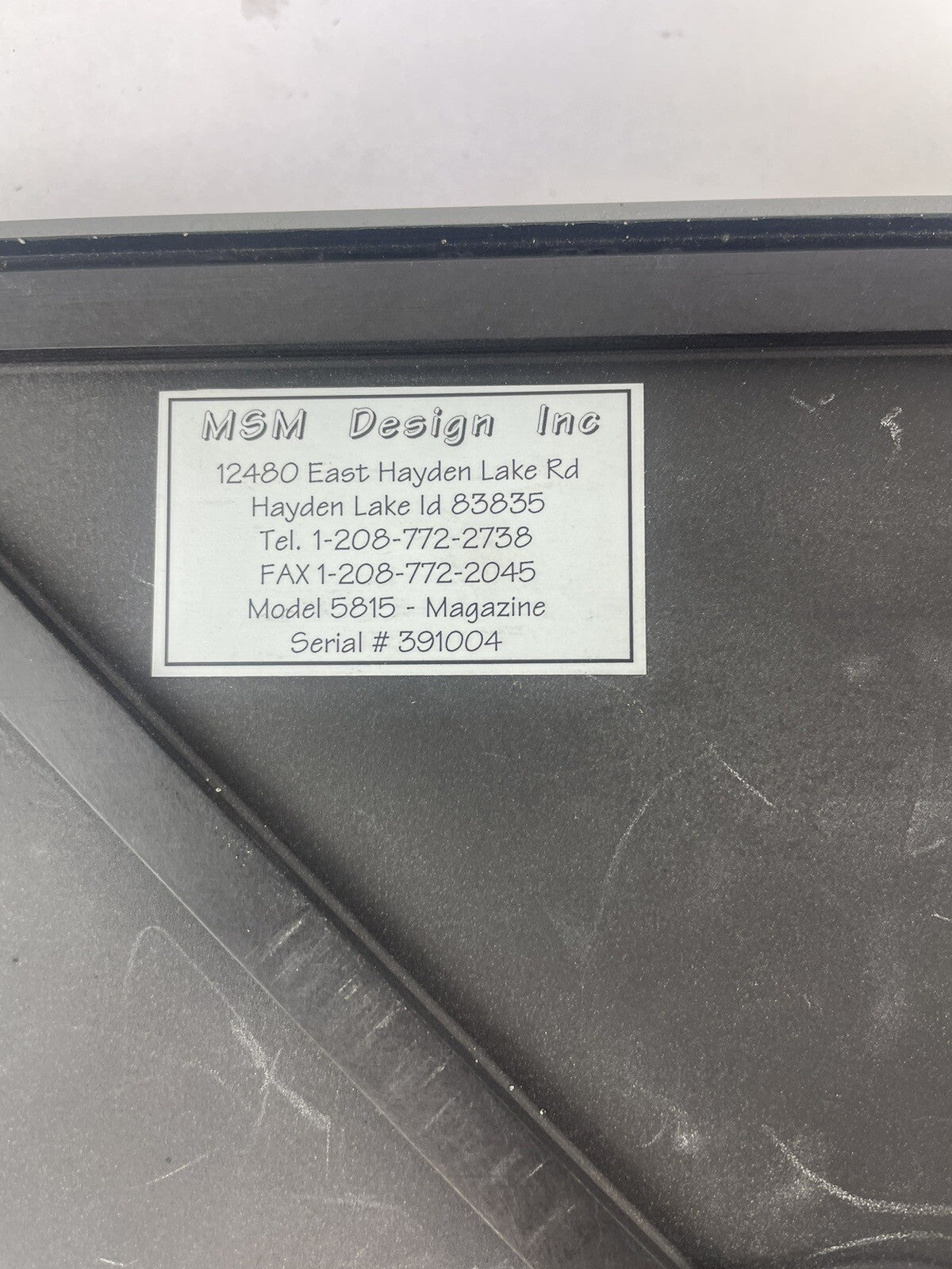 MSM Design model 5815 50ft 400ft to  1000ft. Film Reel Magazine