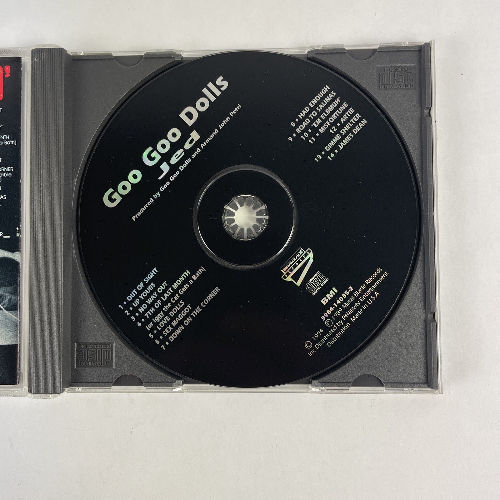 Goo Goo Dolls - Jed CD (1994).   #16