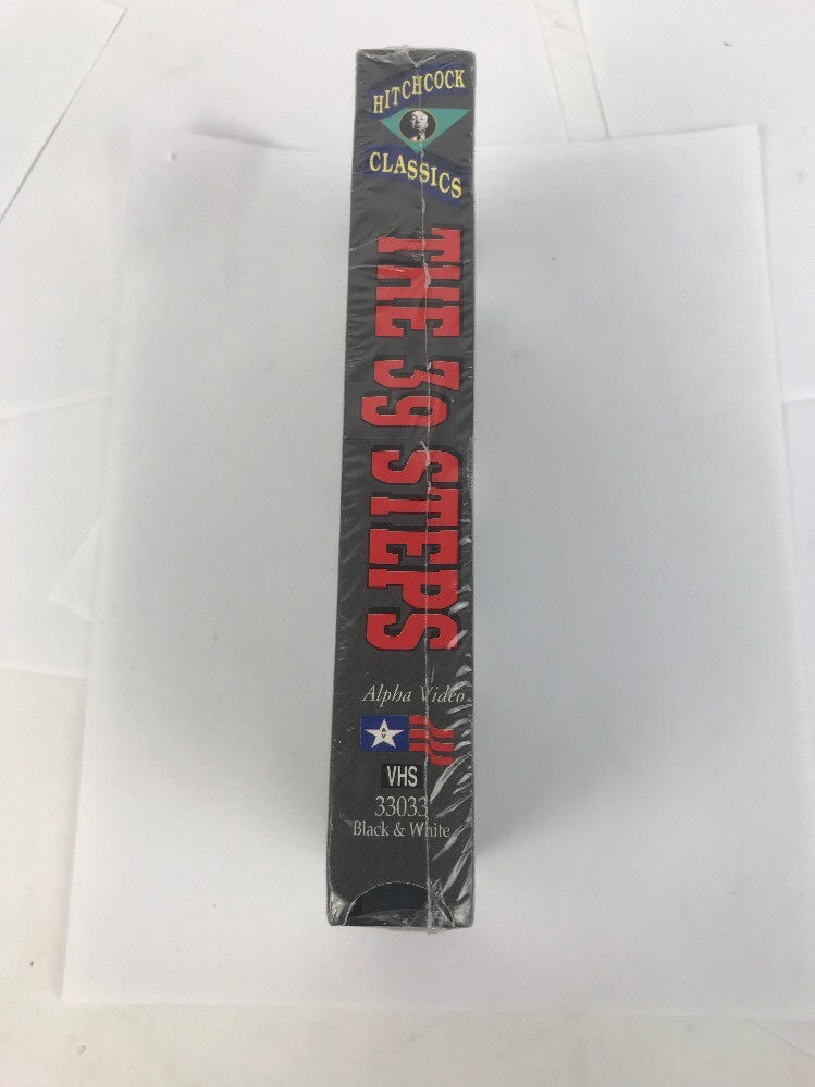 Vintage THE 39 STEPS - VHS Tape - Black & White -  New and Sealed !!