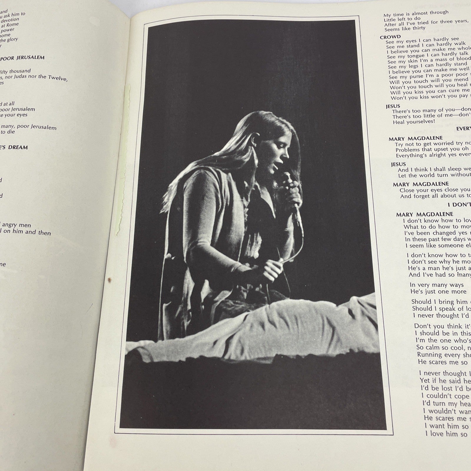1971 New York Broadway Jesus Christ Superstar Souvenir Program and Libretto