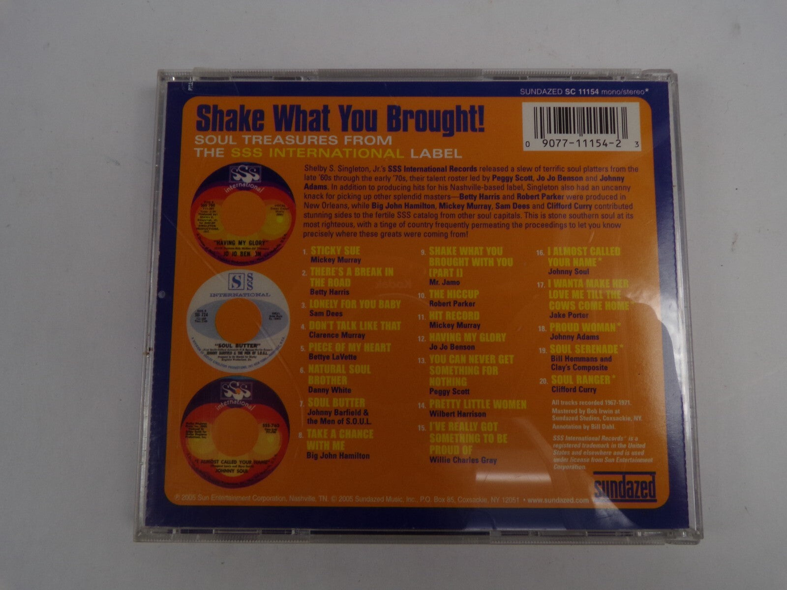 Shake What You Brought Soul Treasures From The SS International Label CD#41