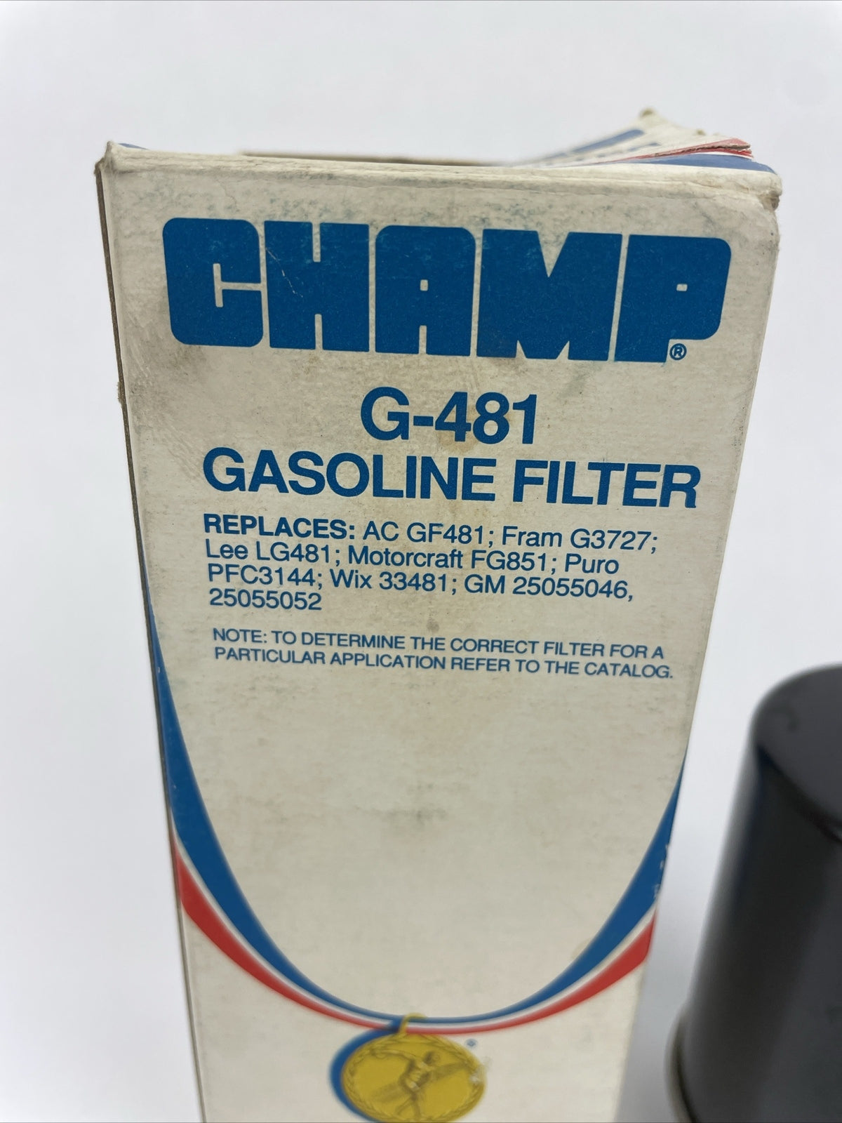 Champion Laboratories Inc. CHAMP FUEL Gasoline FILTER Part No. G-481