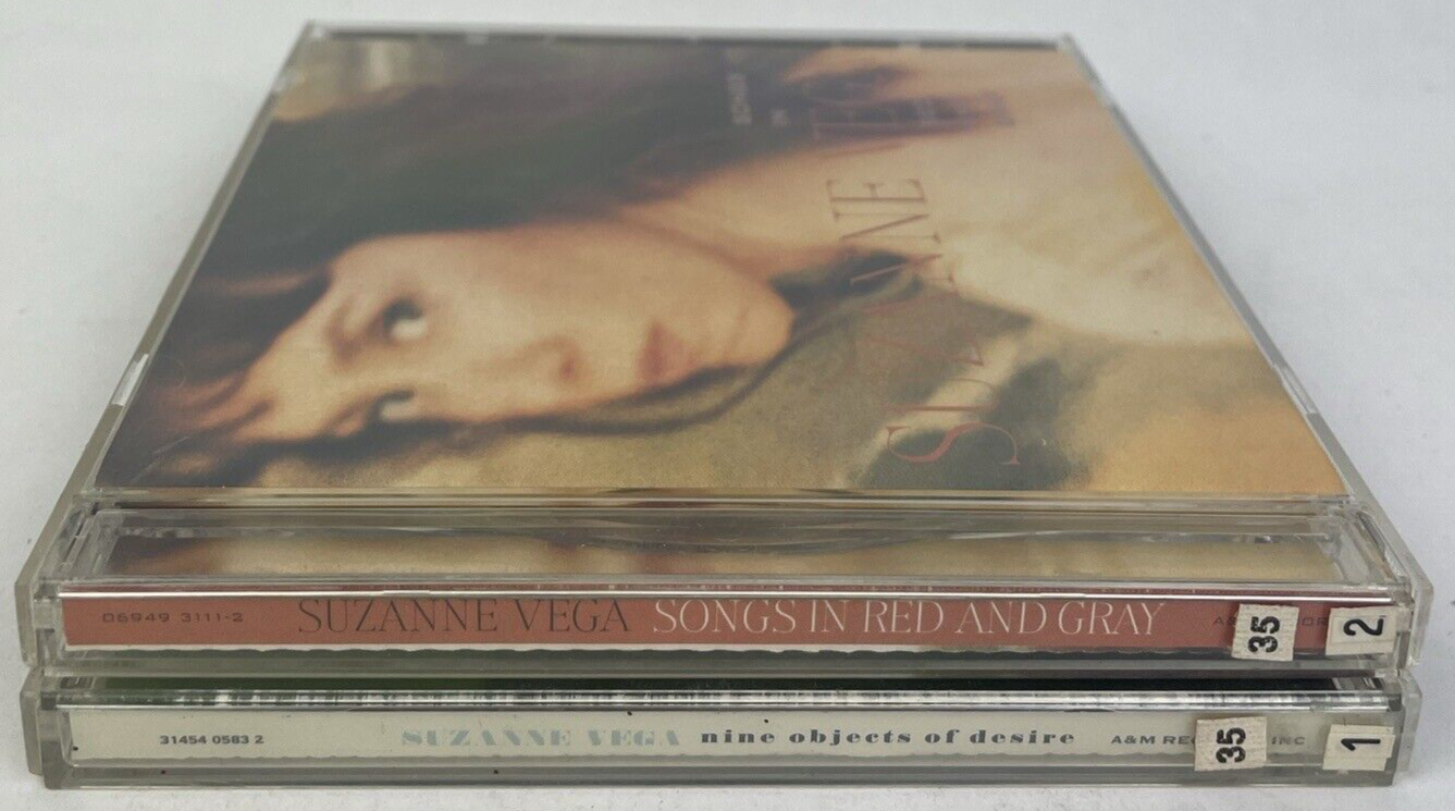 2 x Suzanne Vega  (Digital Audio CD 2007) Nine Objects Of Desire + Red & Grey
