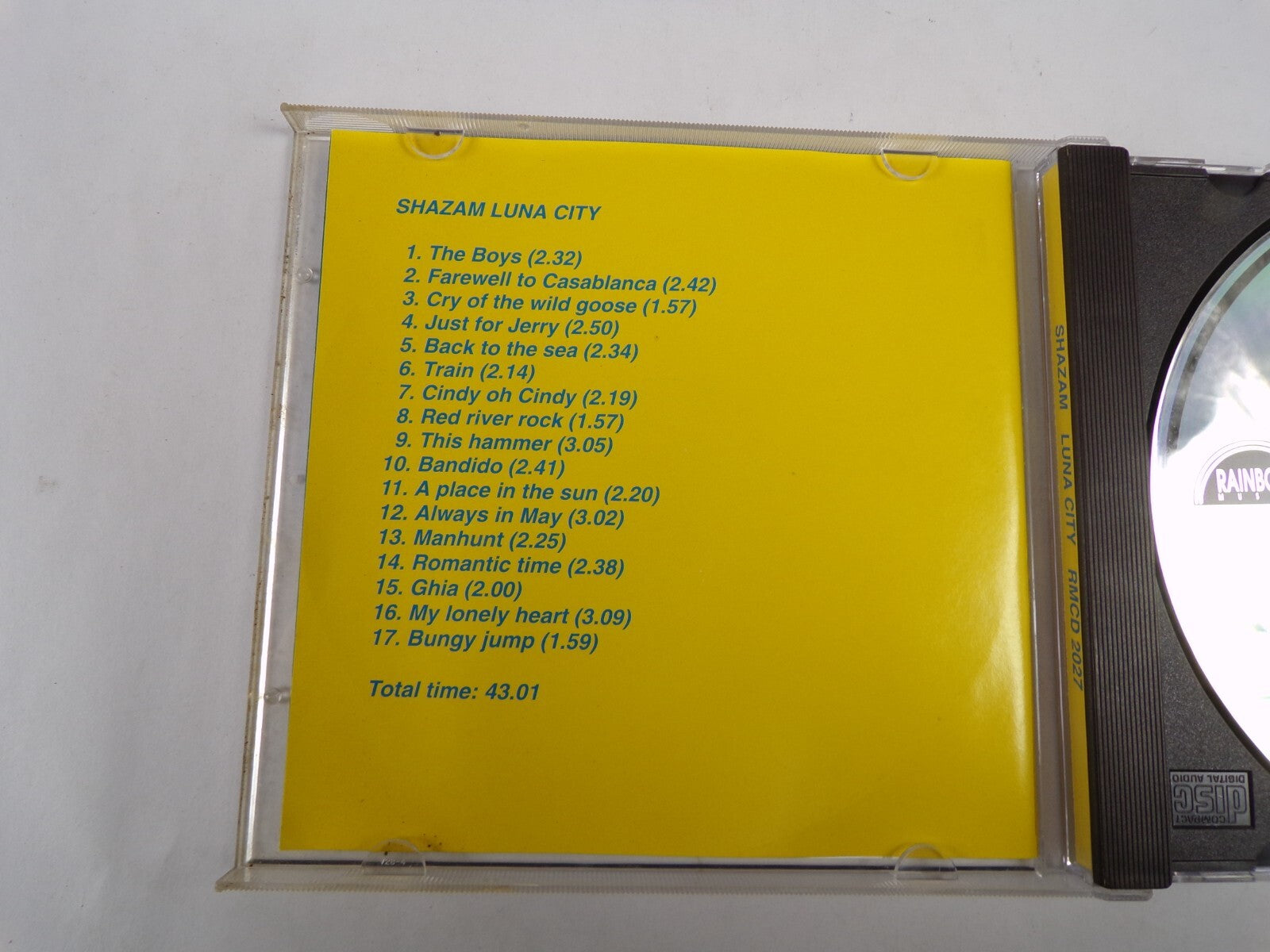 Shazam The Boys Farewell To Casablanca Just For Jerry Ghia CD#59