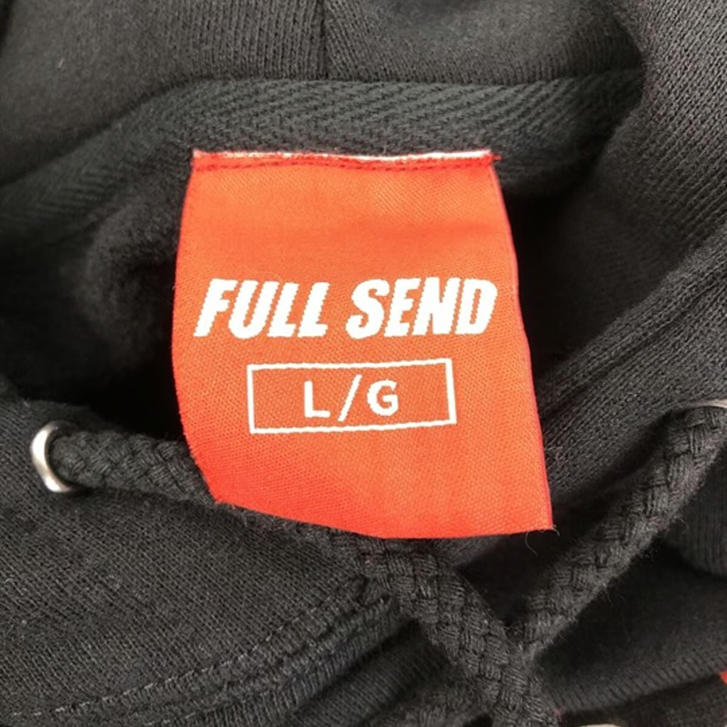 Full Send - Nelk Boys " Married to the Send " Limited Run BLACK Hoodie Large