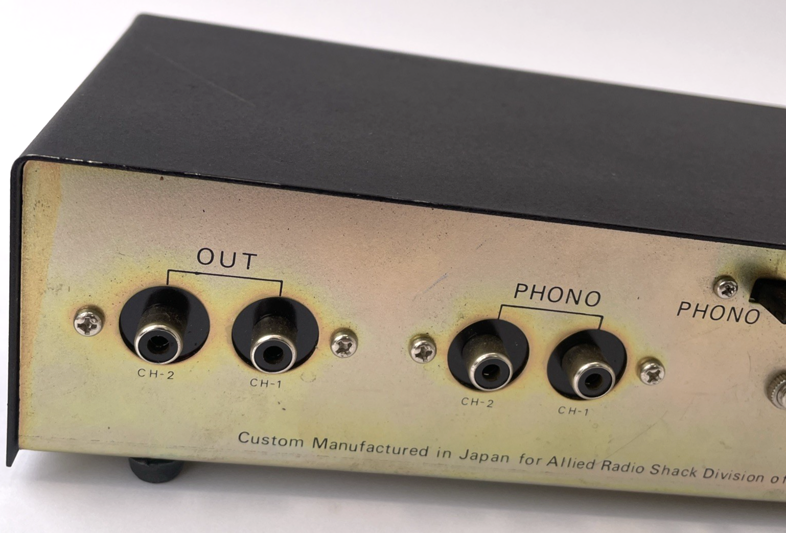 Vintage Realistic Professional Series Stereo Microphone Mixer 2 Channel - JAPAN
