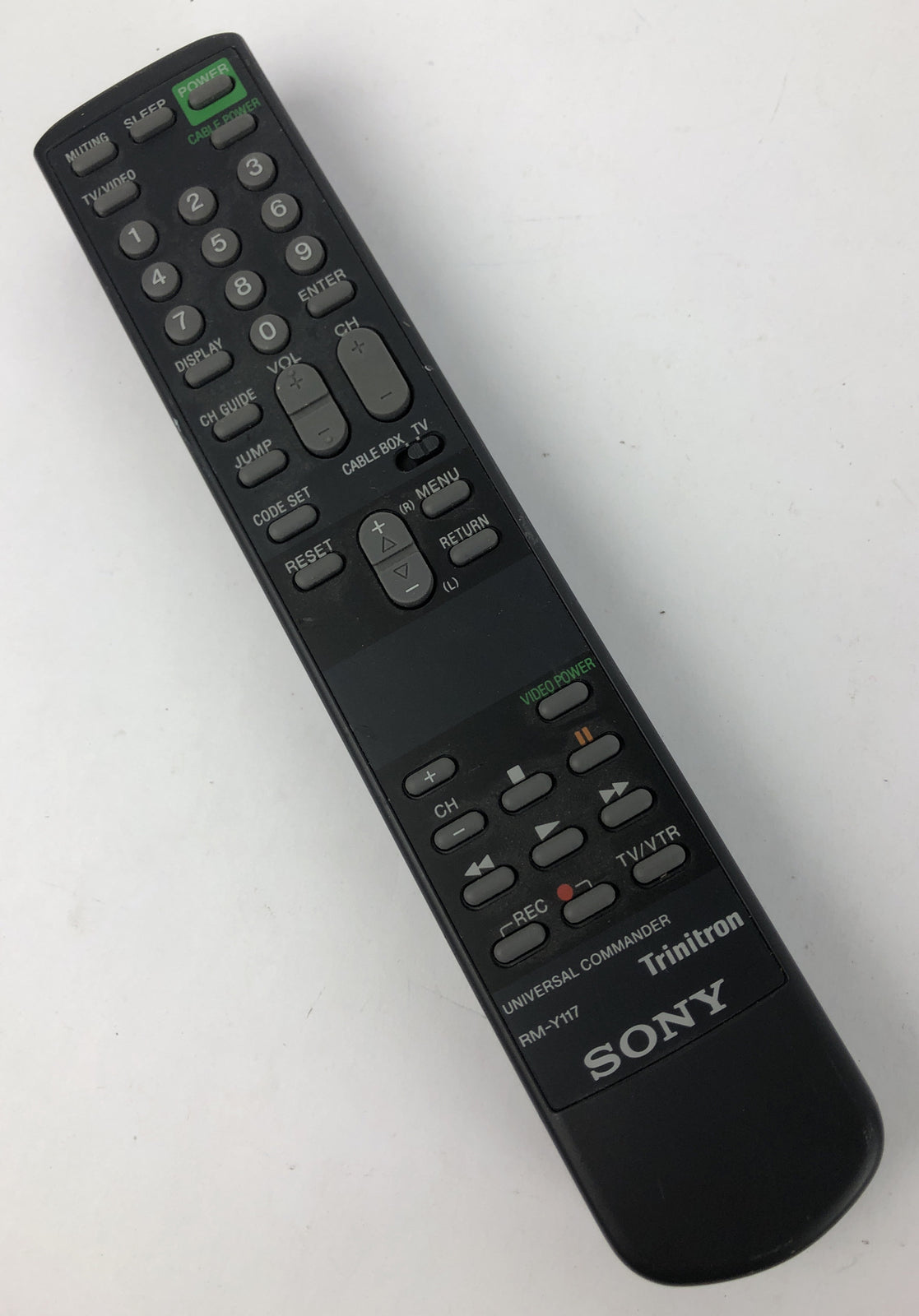 Sony Trinitron RM-Y117 TV Universal Commander Remote Control - Free Shipping