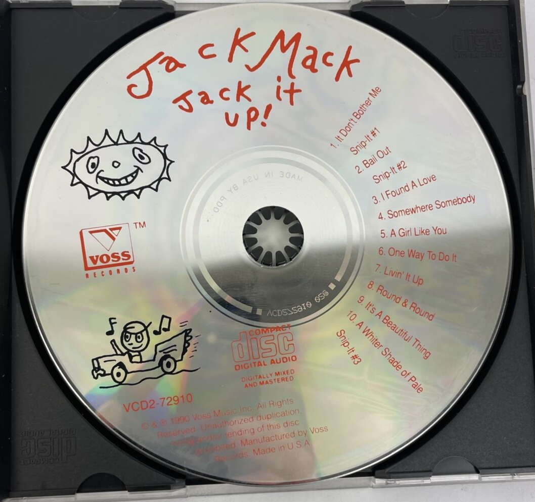Jack Mack - Jack It Up - Digital Audio CD VOSS RECORDS 1990 - JK