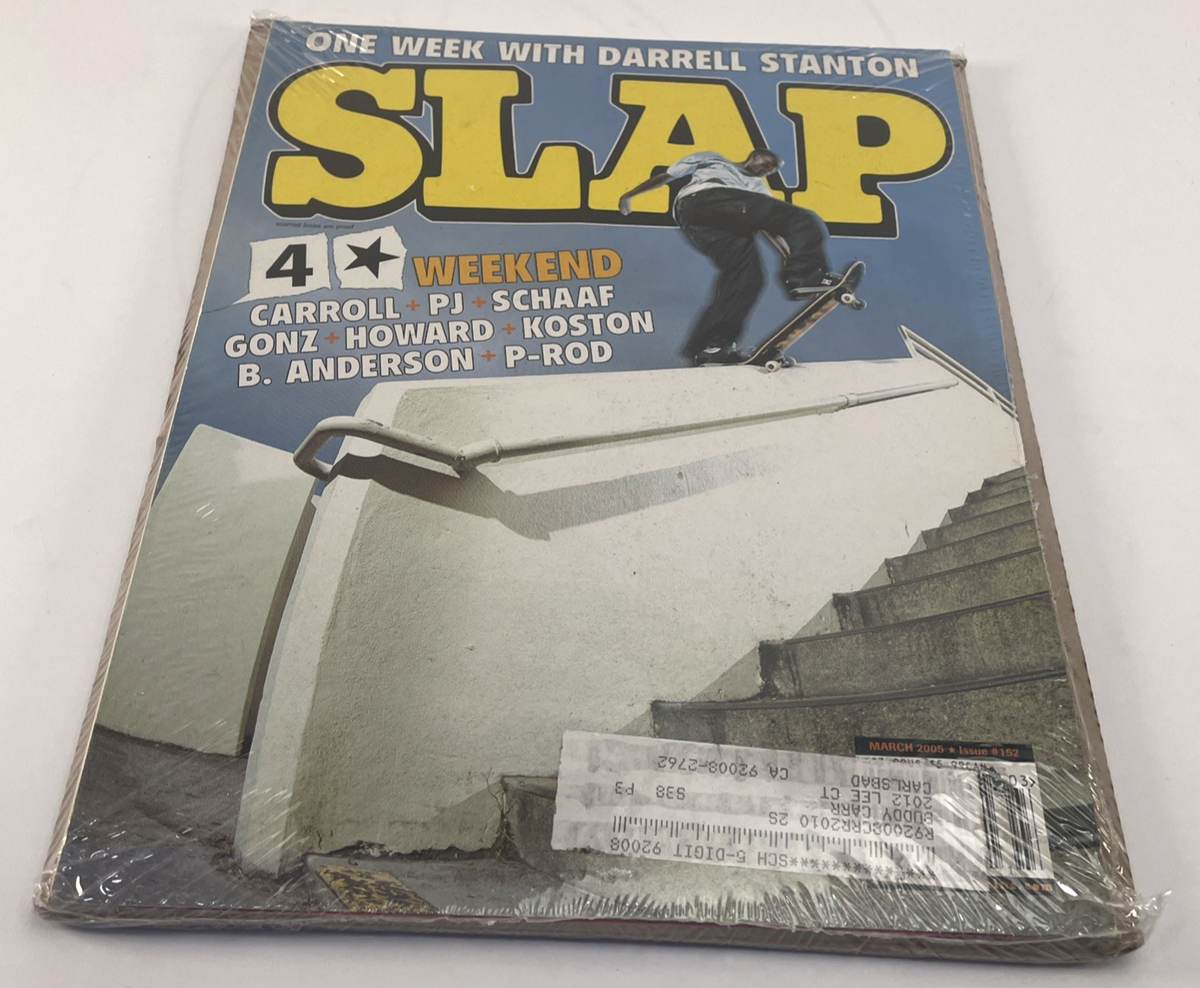 Slap Skateboard Magazine March 2005 One Week With Darrell Stanton Cover