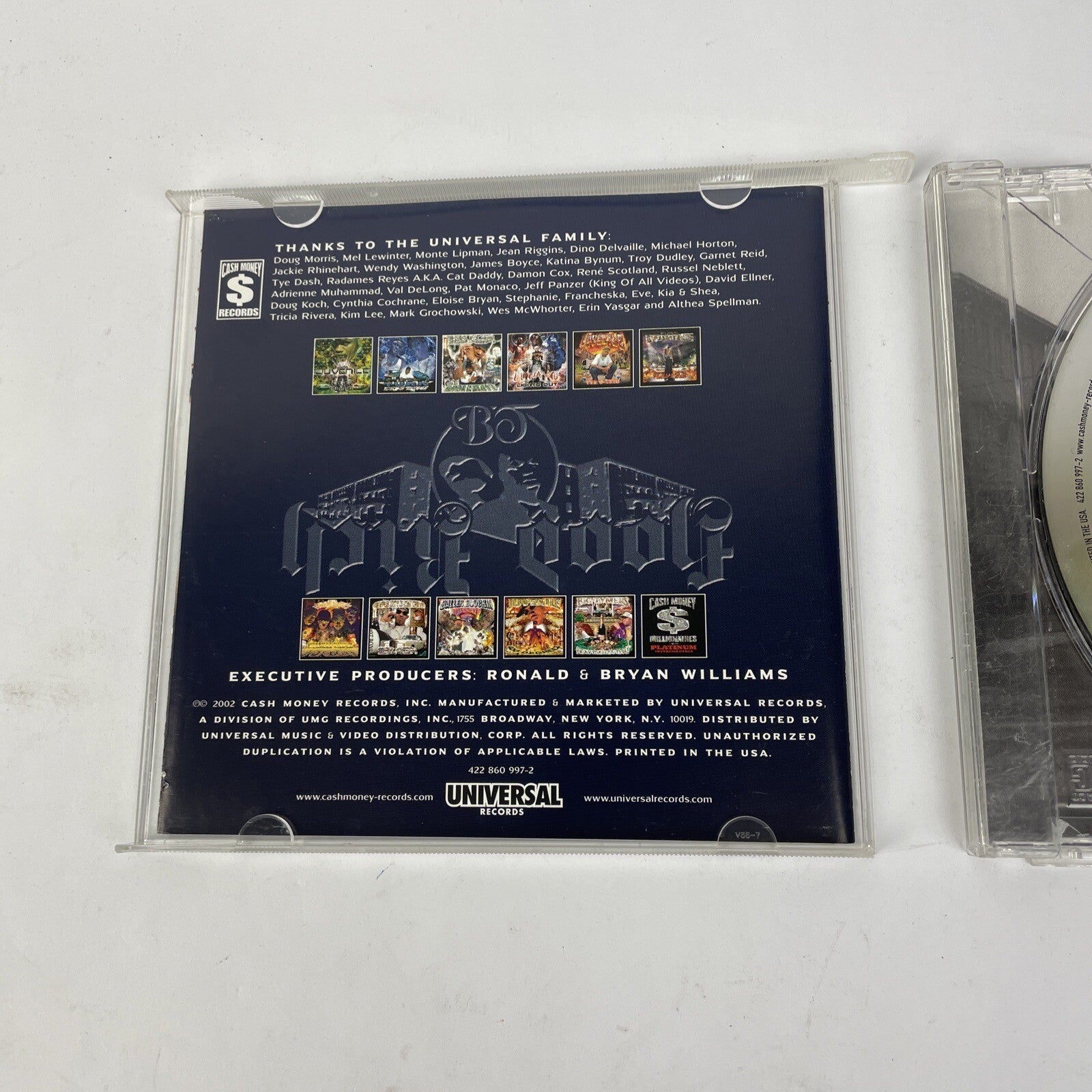 Hood Rich - Big Tymers ( Digital Audio CD, 2002, Album ) Cash Money Records #1
