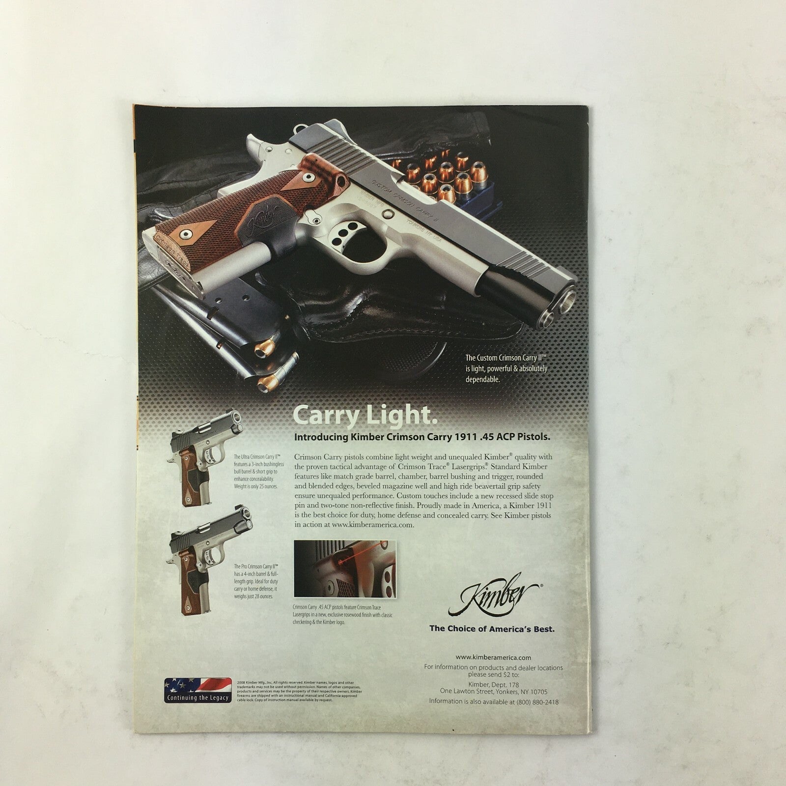 February 2009 American Rifleman Magazine The State of the XD Carbine Williams