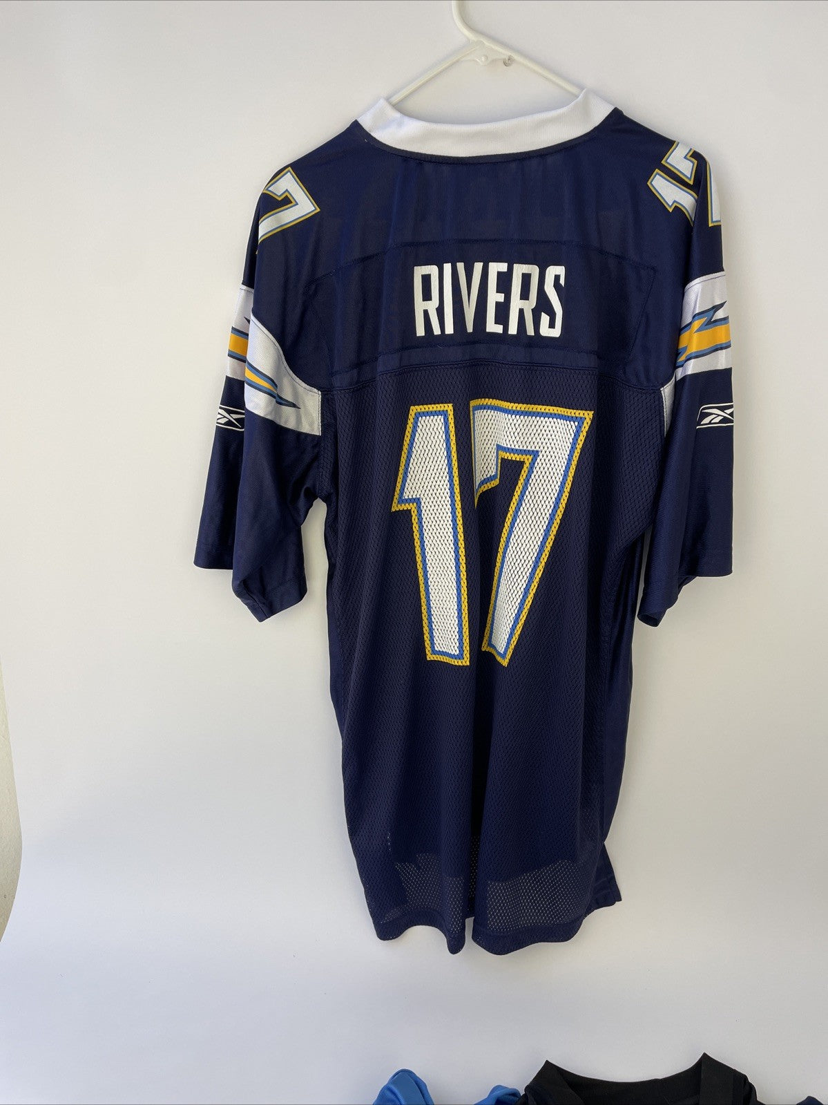 Reebok NFL Chargers Rivers #17 Brees #9 Ryan Mathews #24 - Hoodie Scarf Glasses
