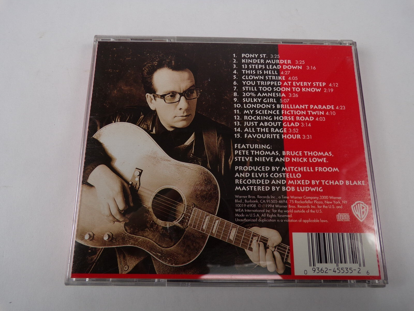 Elvis Costello Brutal Youth Kinder Murder This Is Hell Sulky Girl CD#53