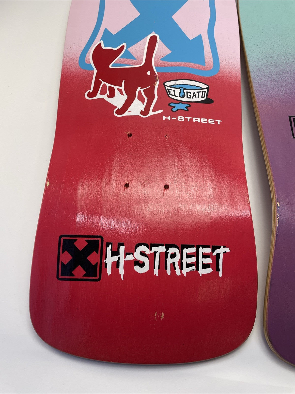 H-STREET Eddie Elguera + Tony Magnusson Reissue Skateboard 80s Wood Hell Concave