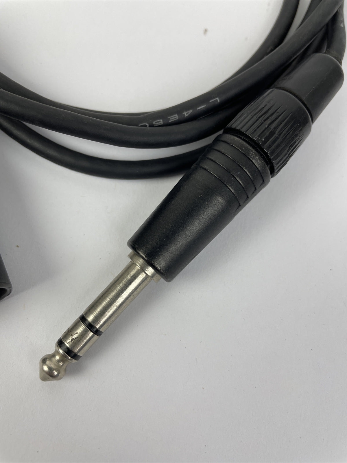 NEUTRIK Black 7ft Gold XLR 3-Pin Male - 1/4" Stereo Plug Shield Microphone Cable
