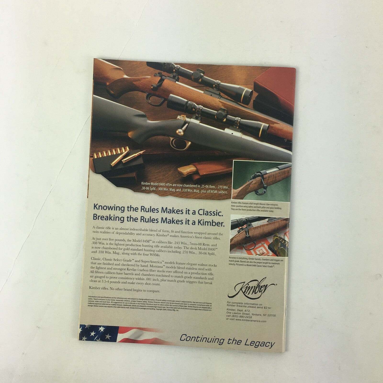 October 2008 American Rifleman Magazine Best Ones Yet ? Gun Confiscation