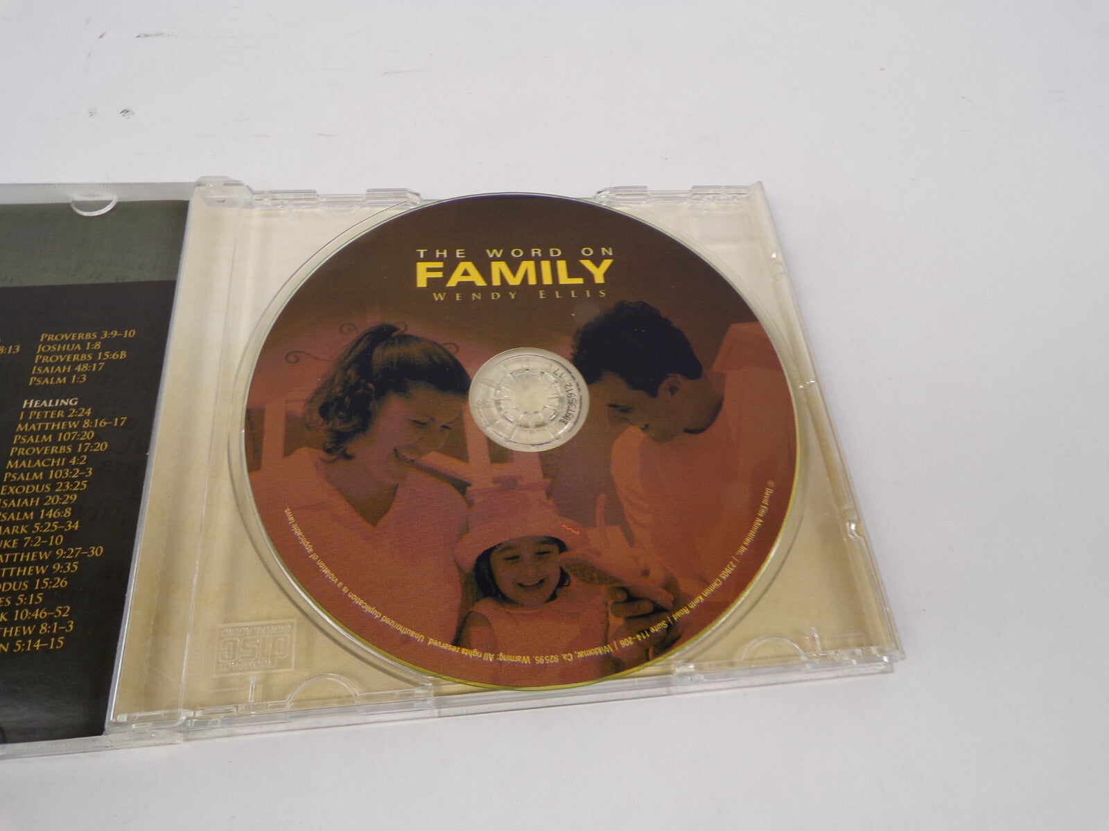 The Word On Family Wendy EllIs Psalm I'roverbs Isalah Proverbs Psalm ColossCD#67