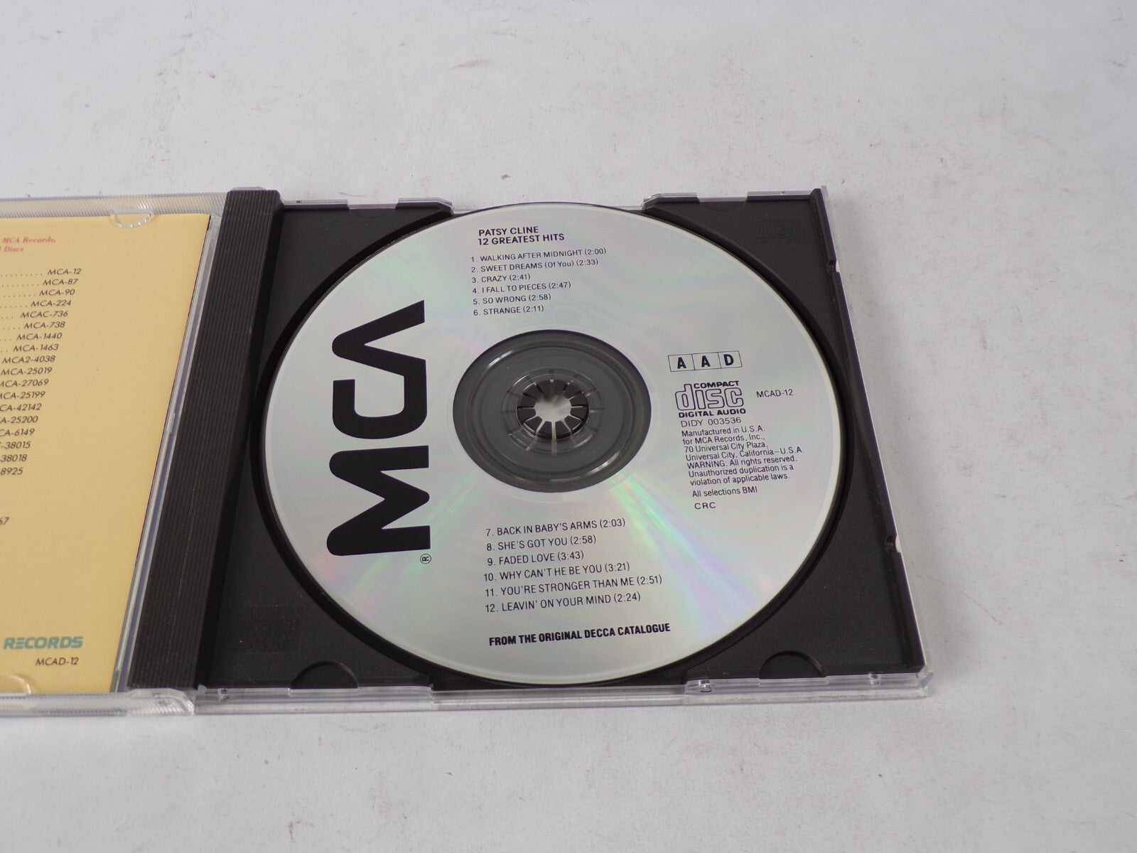 Patsy Shine Walkin' After Midnight Sweet Dreams Crazy I Fall To Pieces So CD#41