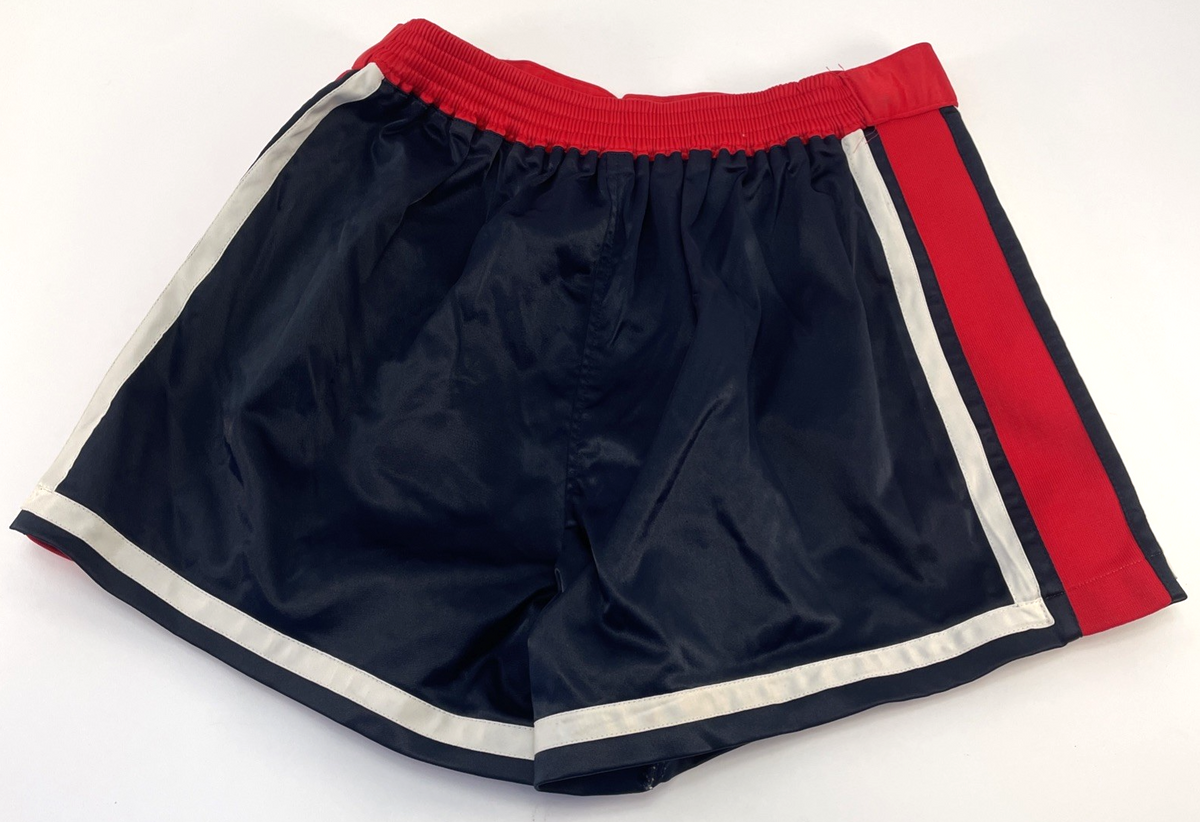 Vintage Descente Nylon Running Shorts Blue Made in Japan Sprinter Track Dolphin