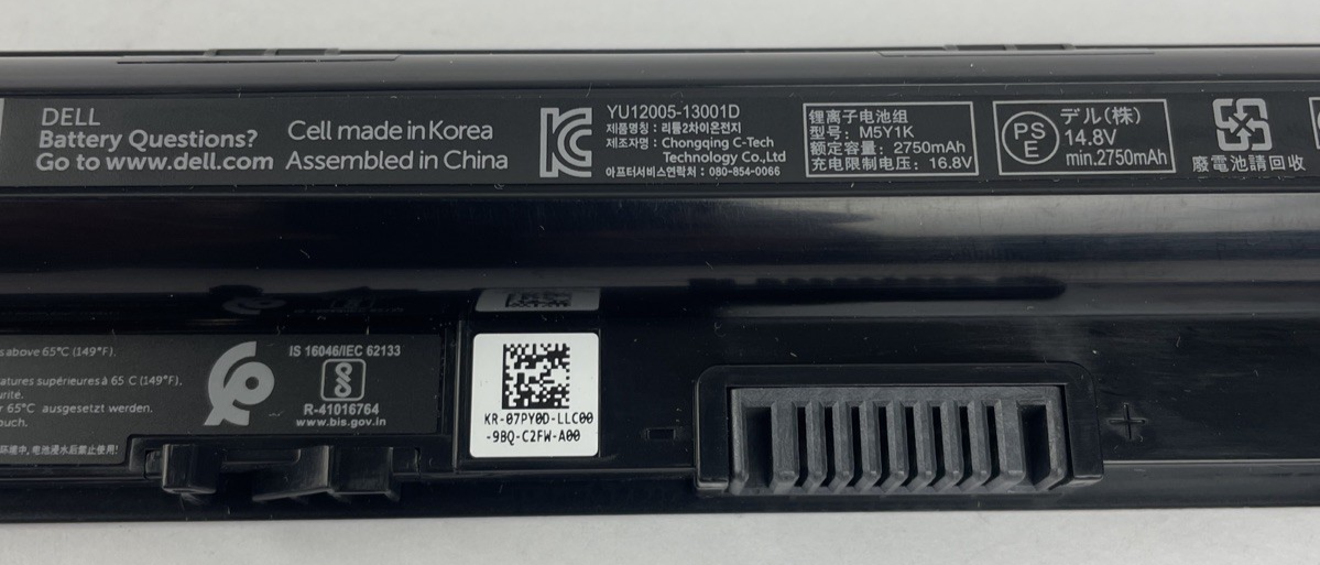 Genuine M5Y1K battery for for Inspiron 14 15 17 5000 3000 Series 5559 5558 5759