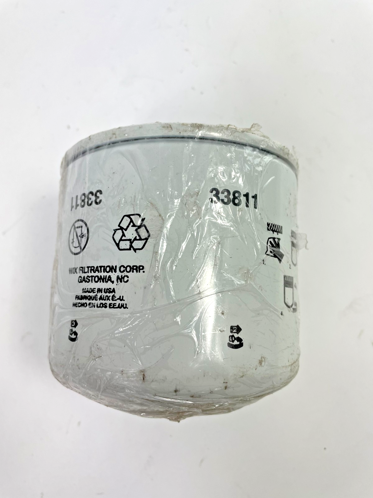 WIX 33811 Heavy Duty Spin-On Fuel Filter.