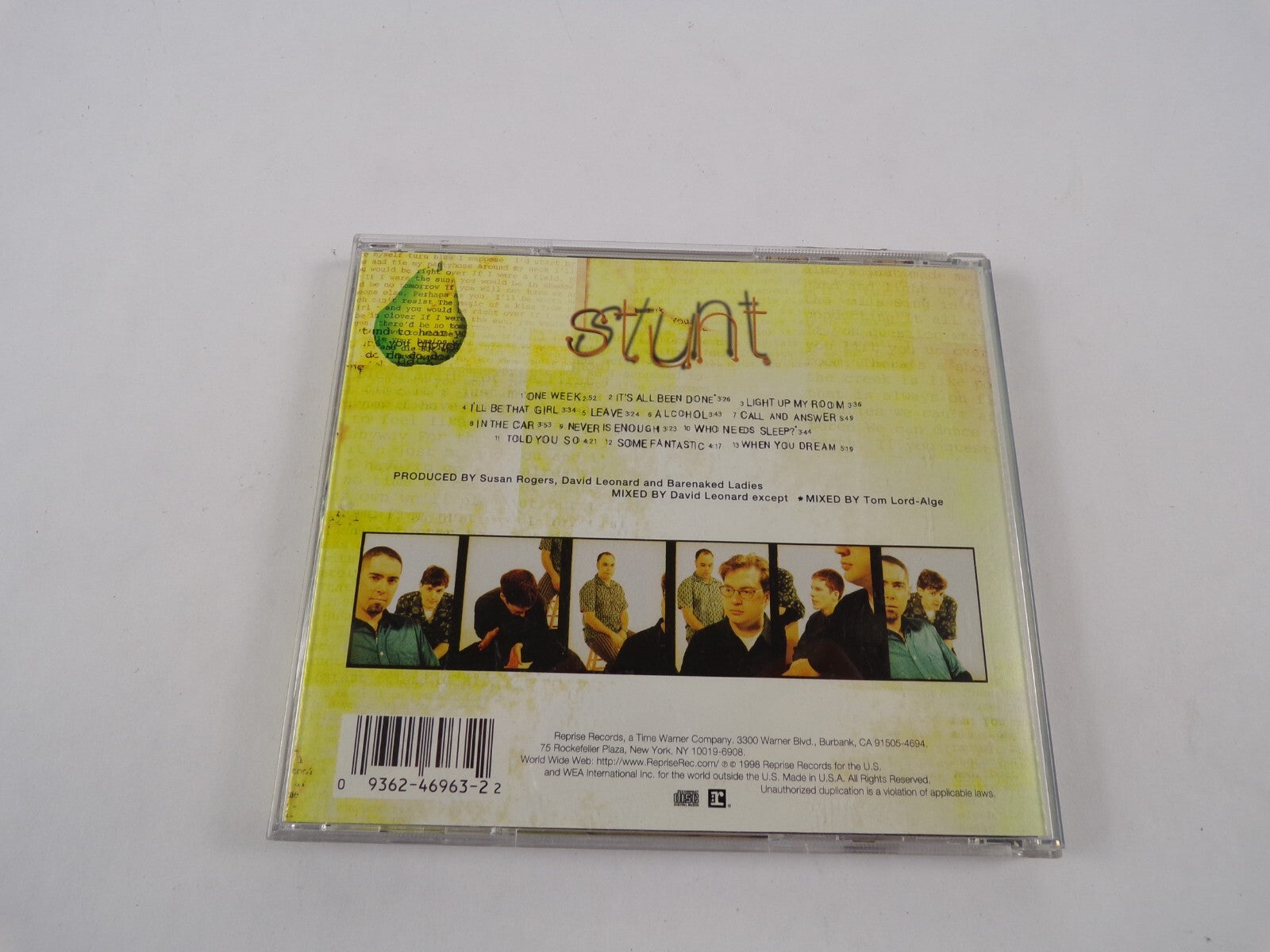 Barenaked Ladies One Week It's All Been Done Light Up My Room I'll Be That CD#45