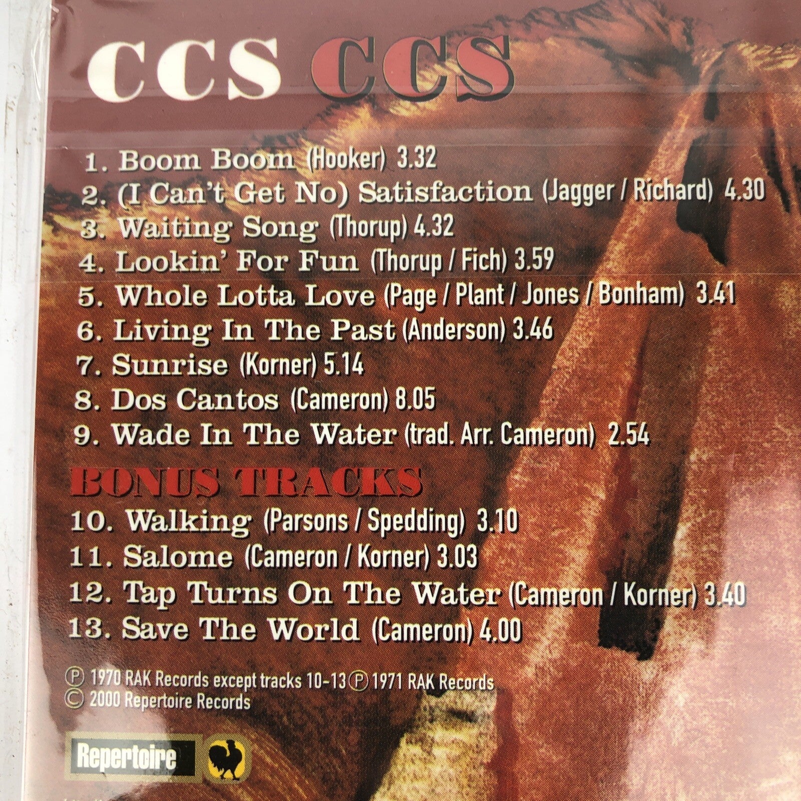 CCS ALEXIS KORNER, Peter THORUP  CCS Kenny Wheeler REPERTOIRE RECORDS CD Mint #8