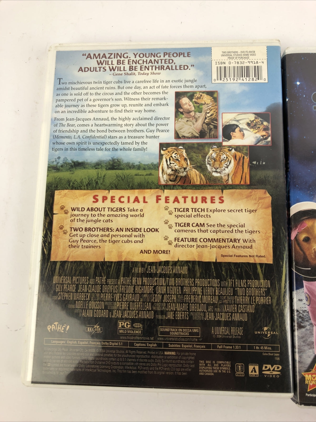 DVD Lot: Space Buddies & Two Brothers - Plus Special features