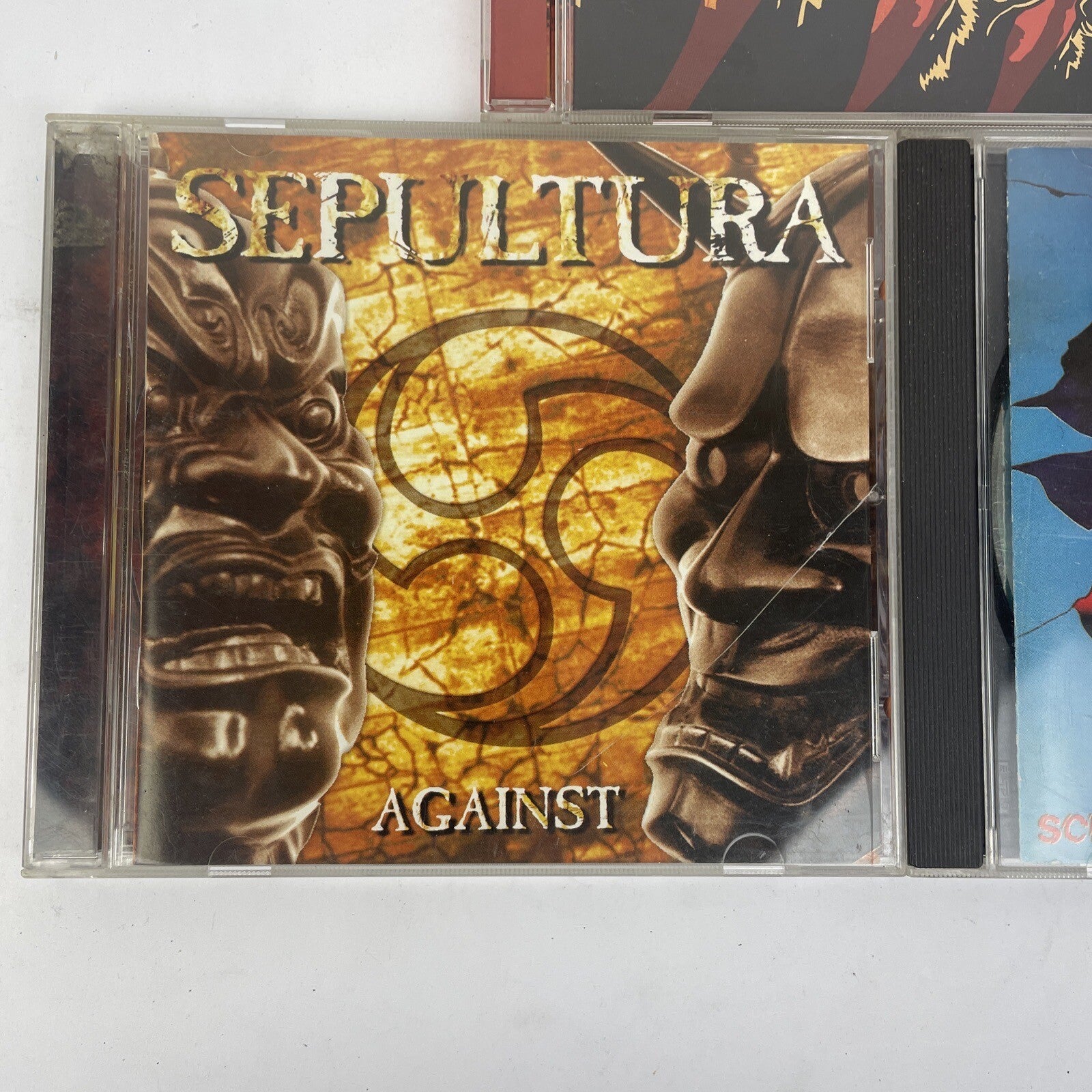 SEPULTURA CD LOT of 3 - NATION , SCHIZOPHRENIA , AGAINST - VGC - GUARANTEED