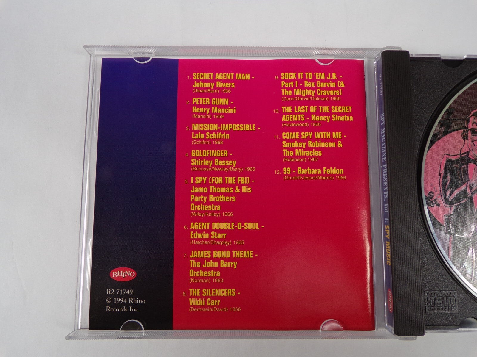 Spy Magazine Presents Vol 1 Spy Music CD #25