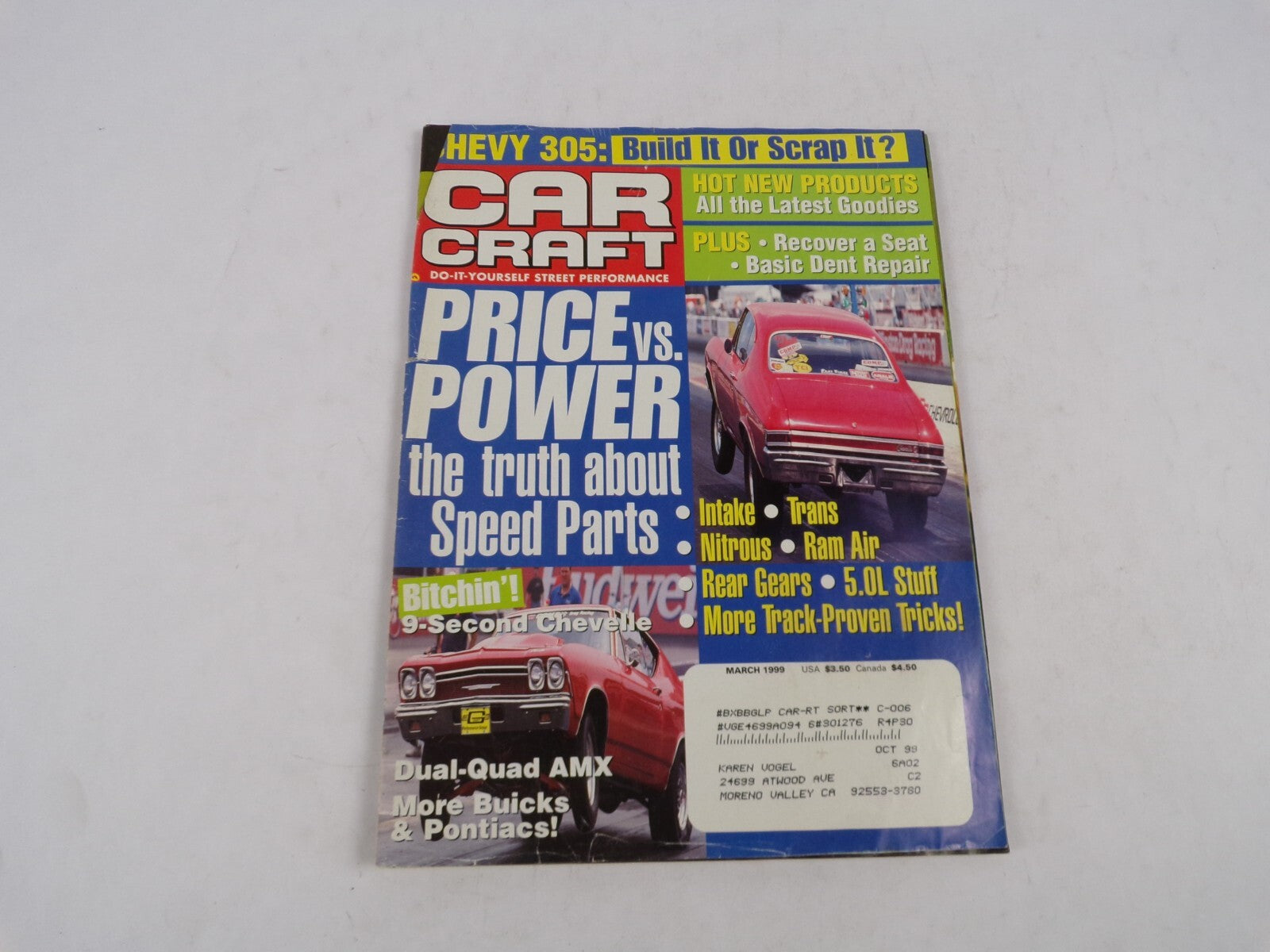 March 1999 Car Craft Price VS Power The Truth About Speed Parts Bitchin