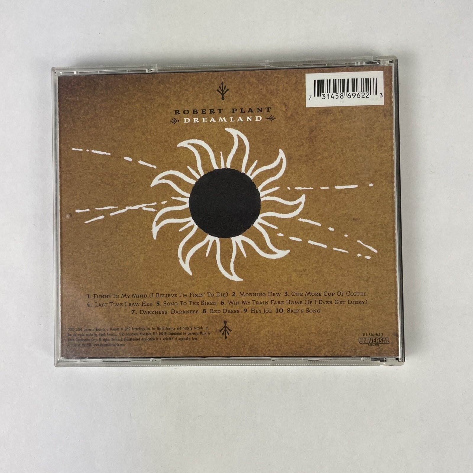 Robert Plant - Dreamland CD  (2002)  #28 