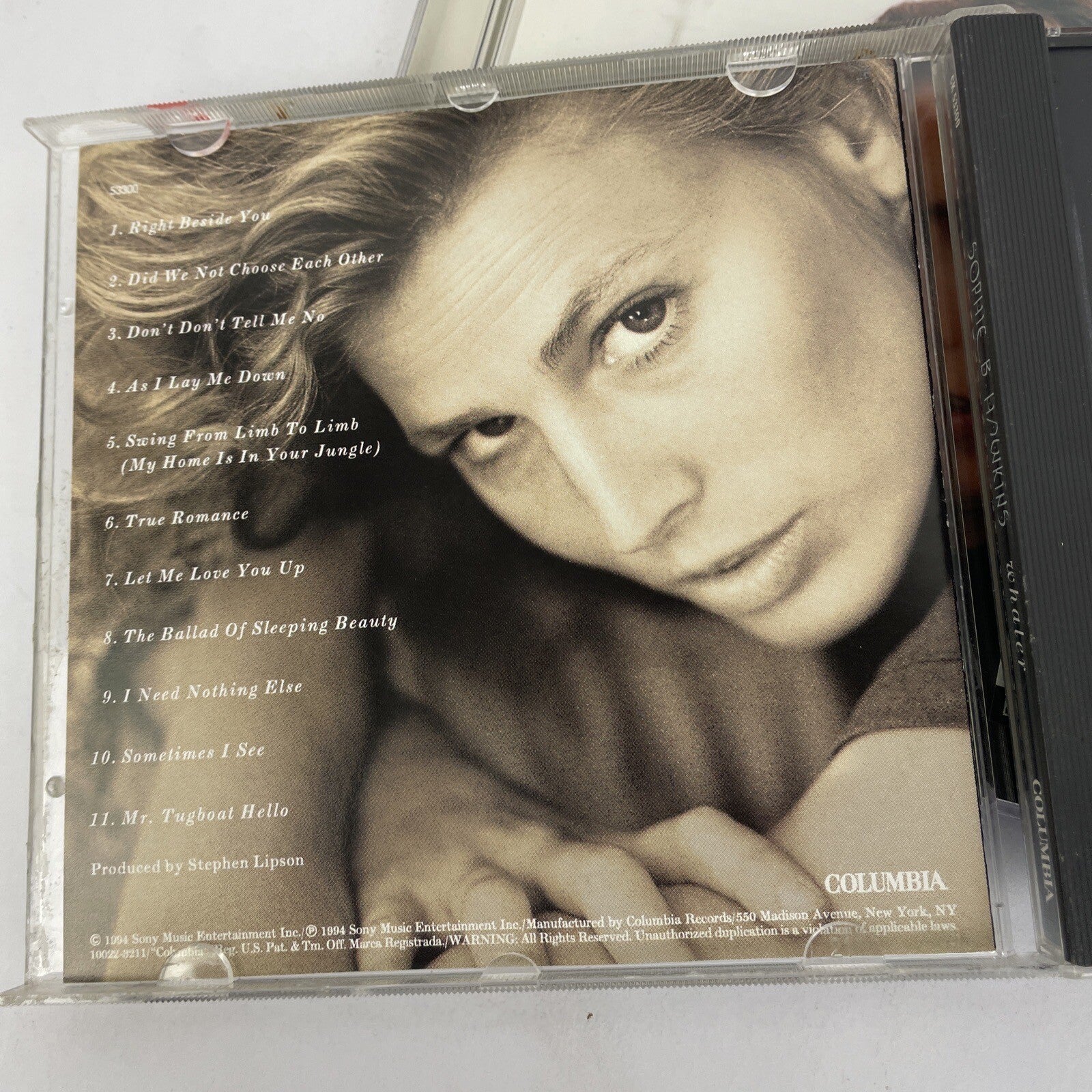 2 x Sophie B. Hawkins - Timbre  1999 Sony - WHALER 1994 Sony - Digital Audio CD