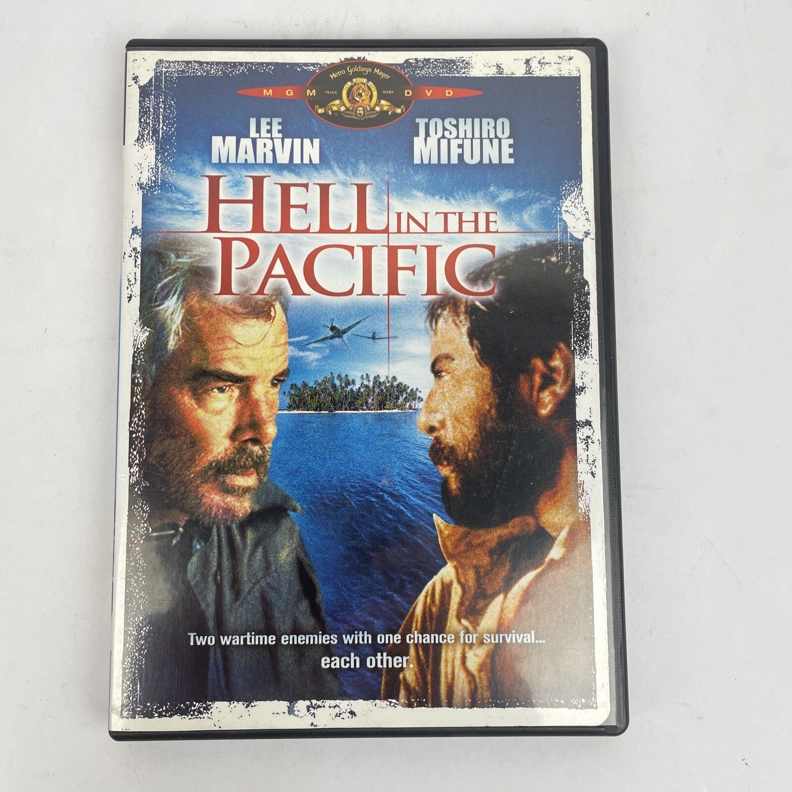 Hell in the Pacific DVD Video 1968 Lee Marvin Toshiro Mifune World War 2 MINT