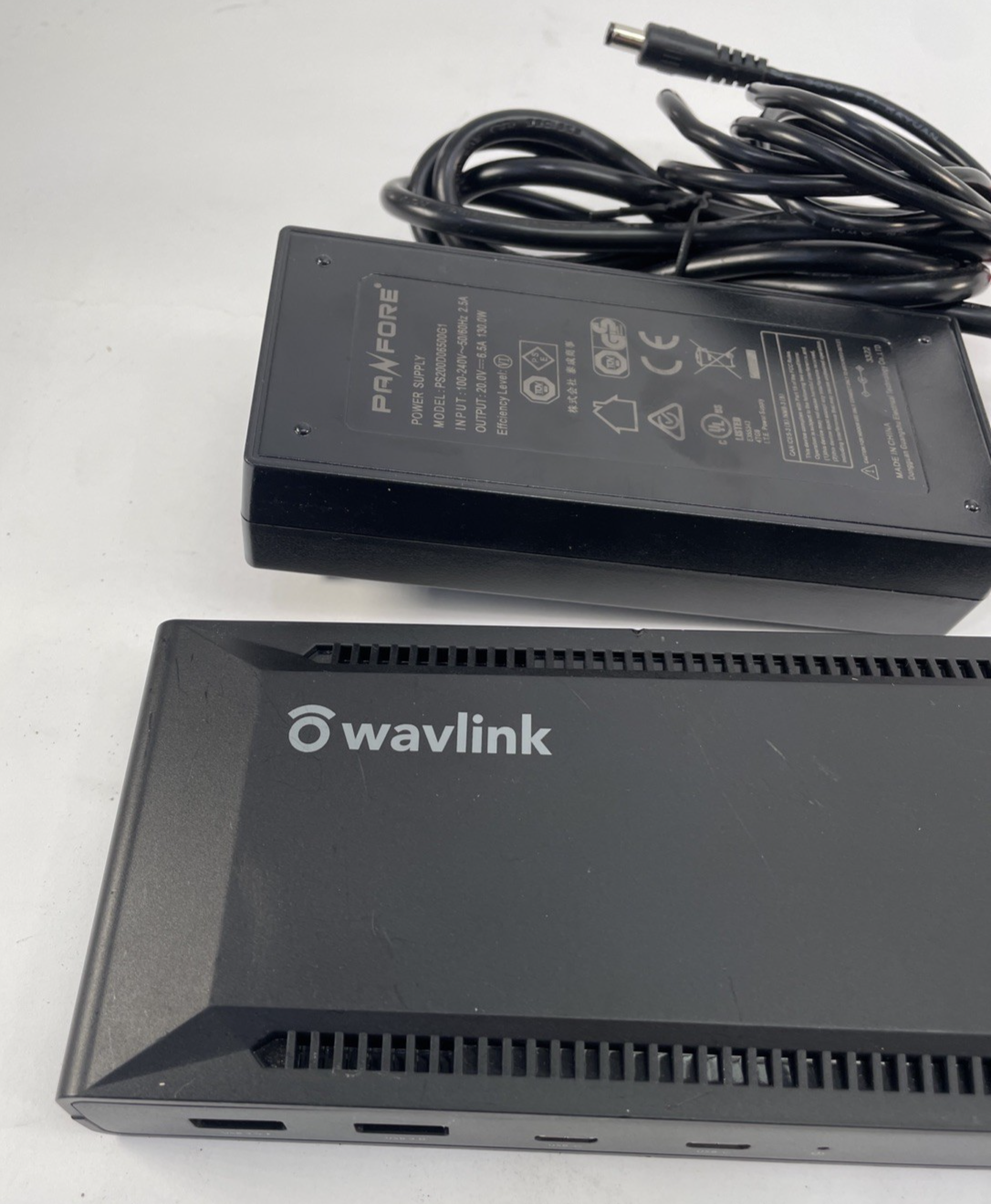WAVLINK WL-UG69PD2 Pro USB-C Dual 4K Docking Station USB 3.0 / Audio Black -MINT
