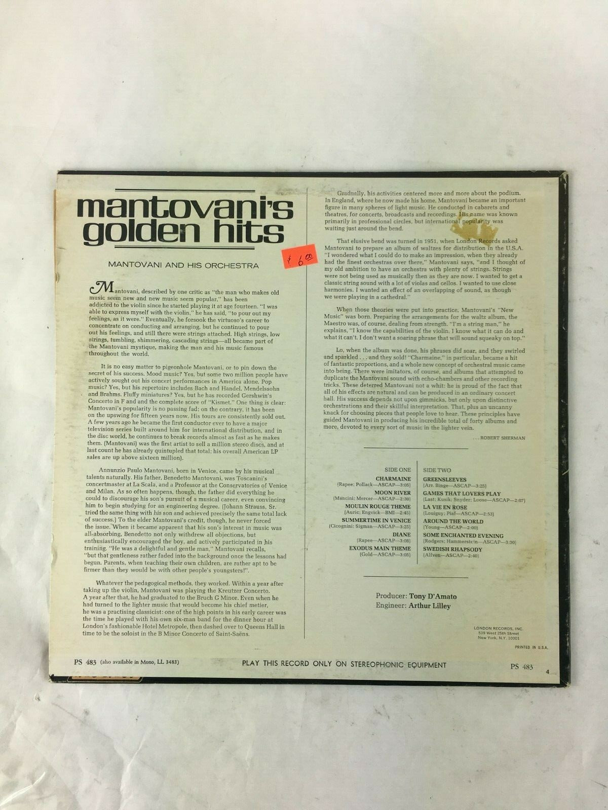 Mantovani's Golden Hits