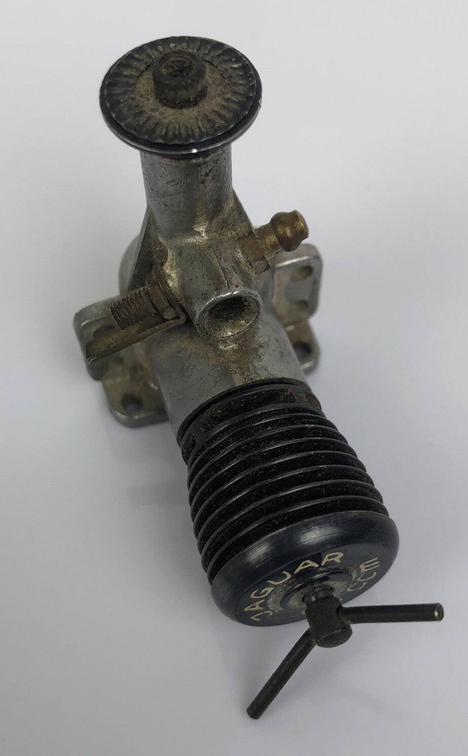 Vintage Jaguar 0.8 ccm Diesel Gas Line Control Model Airplane Engine as-is