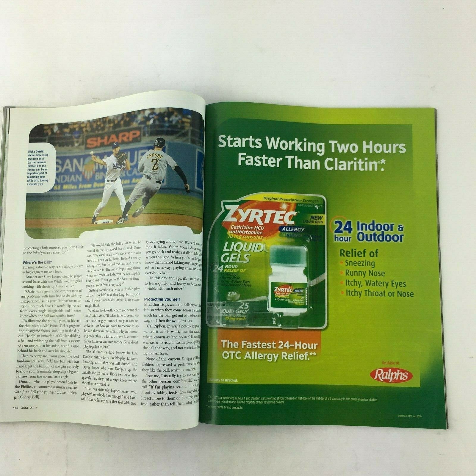 June 2010 Dodgers Magazine Jamestown James Loney is becoming a fixture in LA
