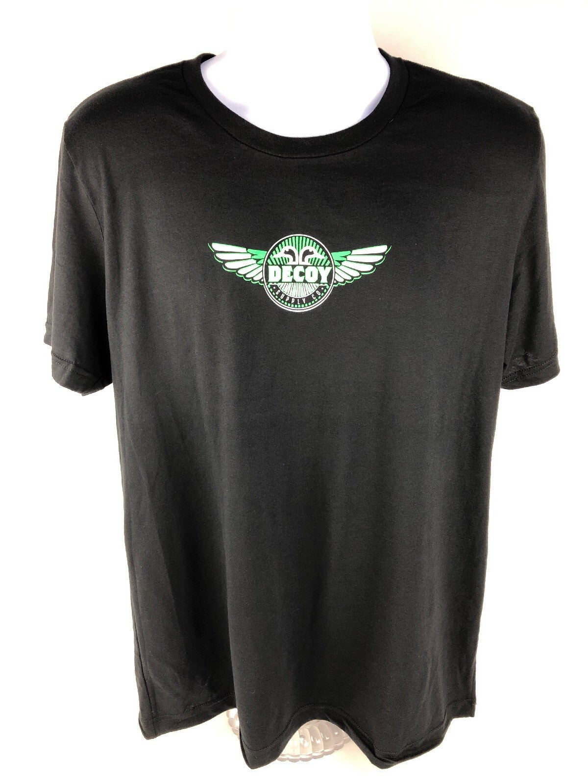 DECOY SUPPLY CO. BLACK 50/50 CREW T-SHIRT DUCK HUNTING HUNT SKEET SHIRT FSTSHP