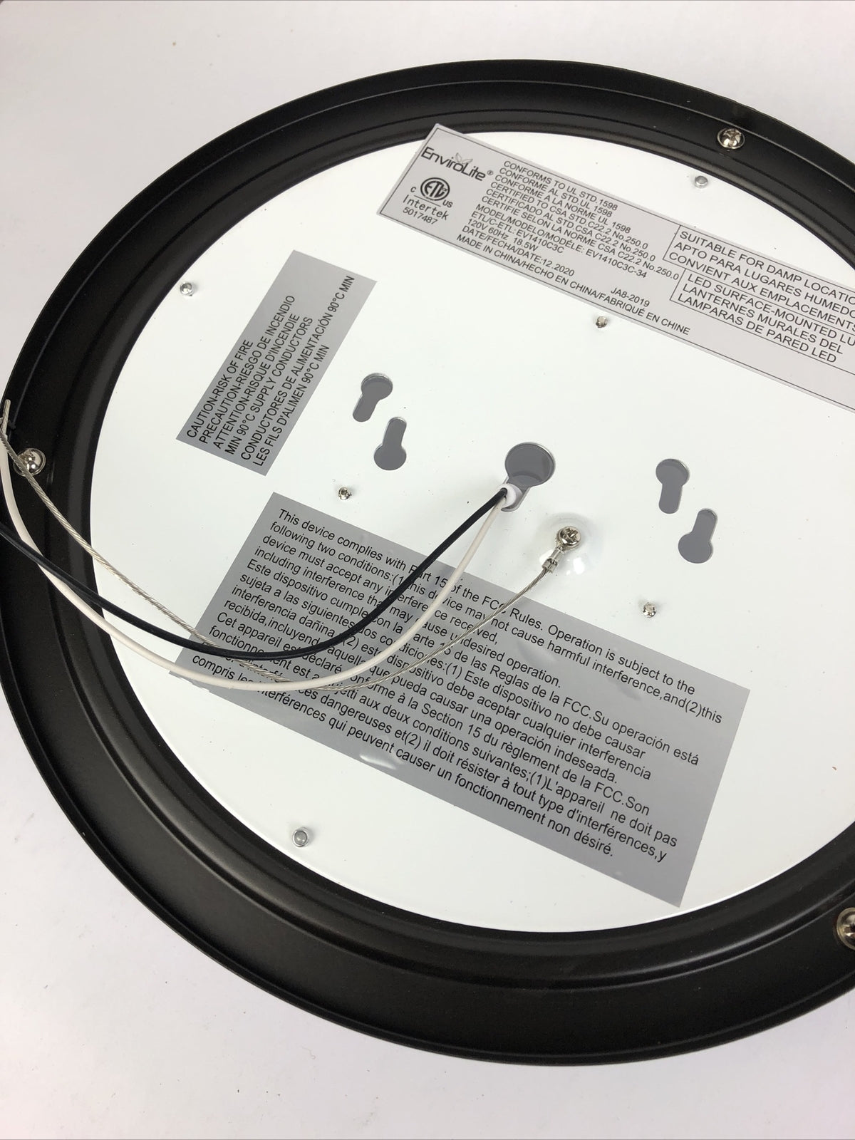 10" Oil Bronze Integrated LED Selectable CCT Round Ceiling Light Flush Mount
