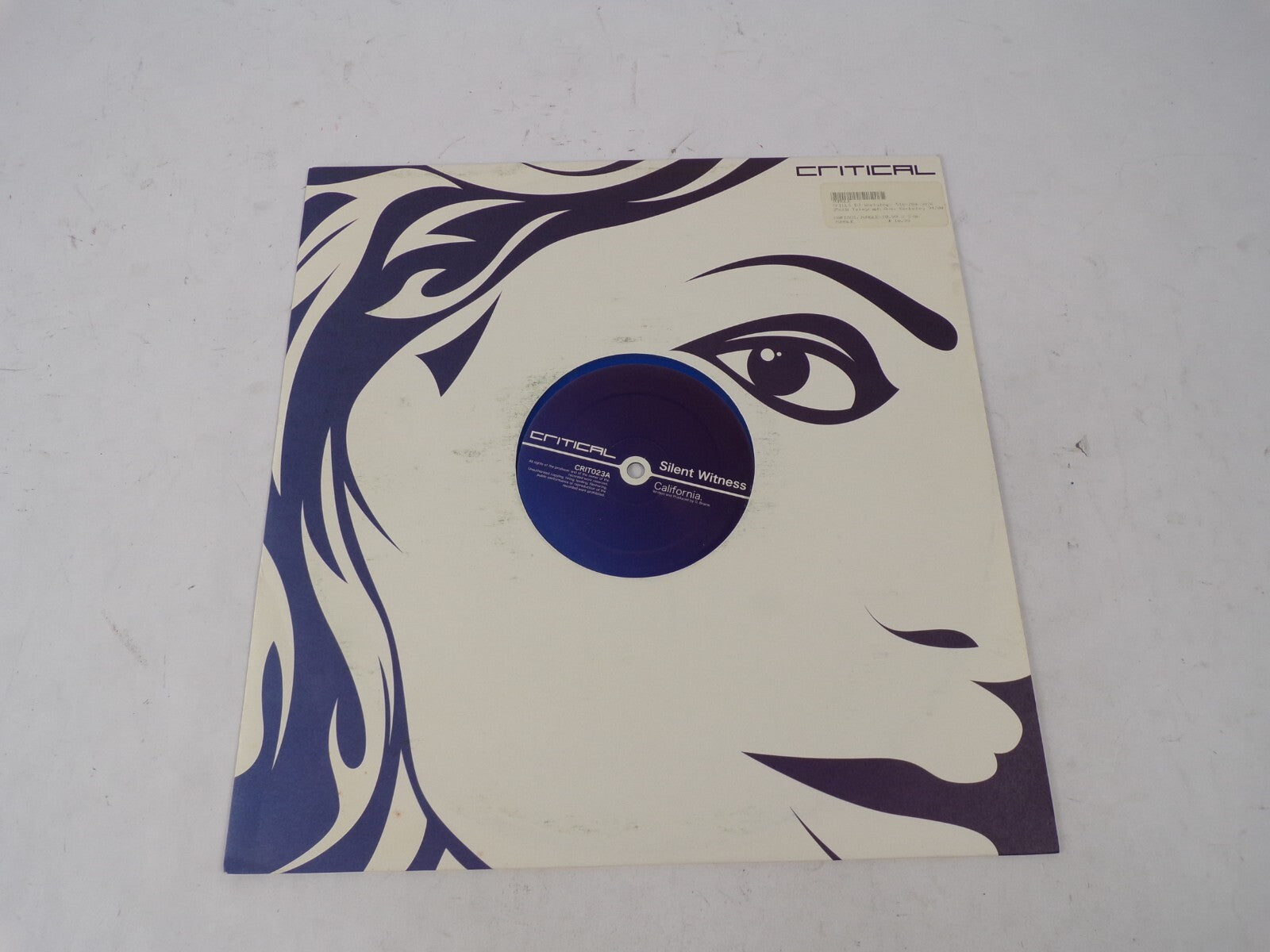 Critical Silent Witness Atlanta California. Vinyl Record