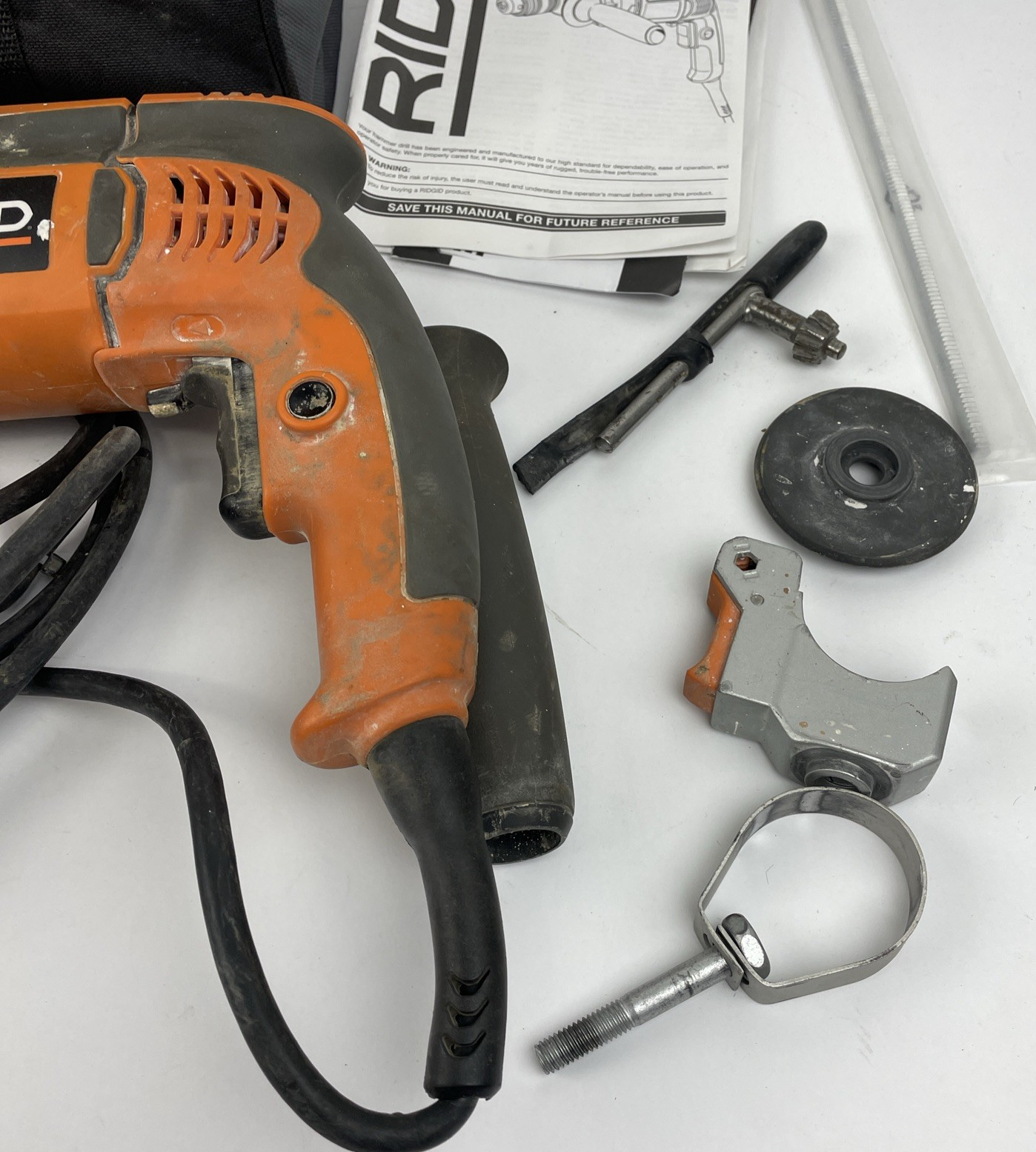 Ridgid R5011 8.5 AMP Corded 1/2" Heavy Duty Hammer Drill H16 with Case