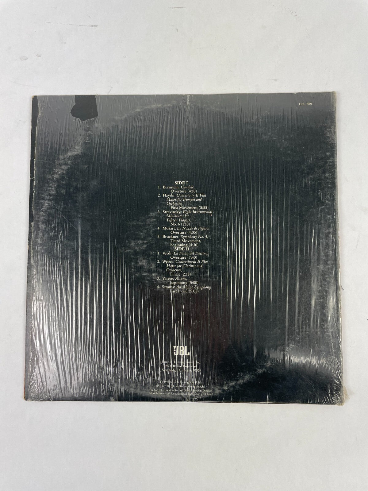 The Los Angeles Philharmonic Orchestra First Movement Mozart Vinyl Record
