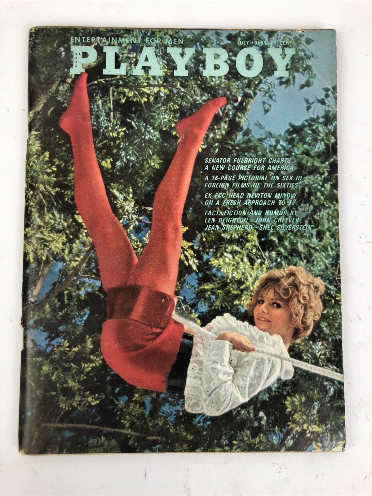 July 1968 PLAYBOY Jul 68 PAUL NEWMAN JOHN CHEEVER JEAN SHEPHERD STAN DRYER