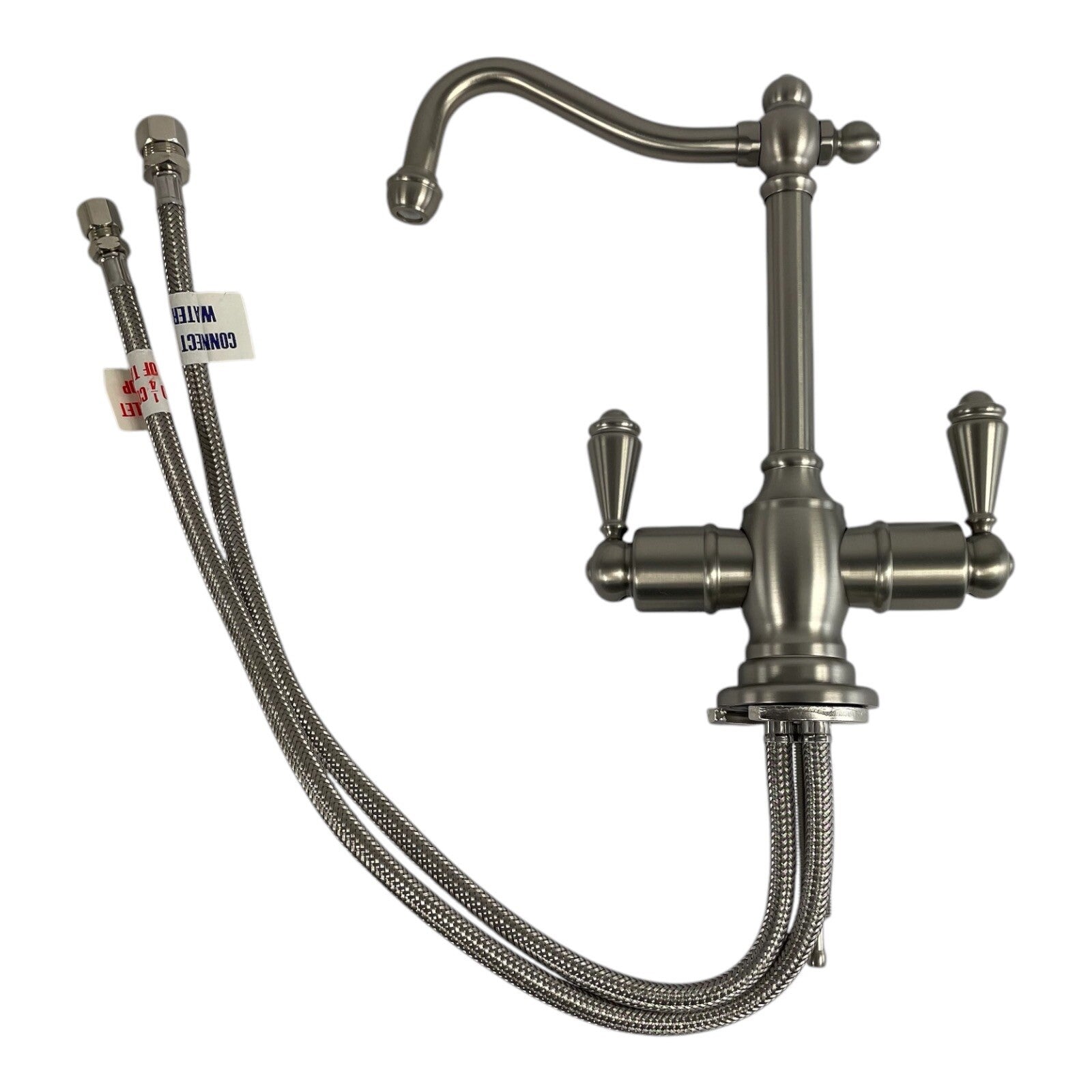 Mountain Plumbing MT1101-NL/BRN hot and cold water dispenser brushed nickel kitchen faucet